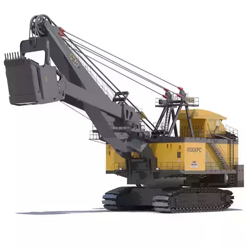Rope Shovel P H 4100XPC 3D model