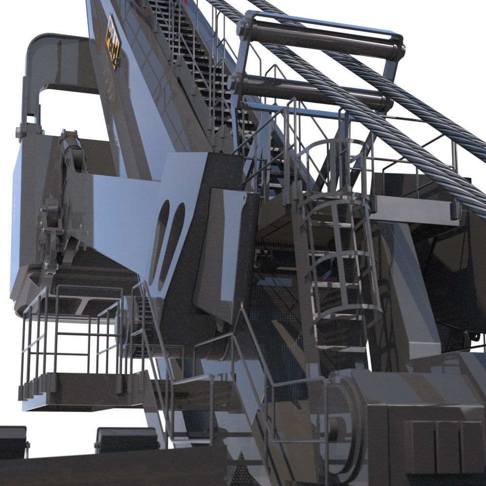 Rope Shovel P H 4100XPC 3D model_12