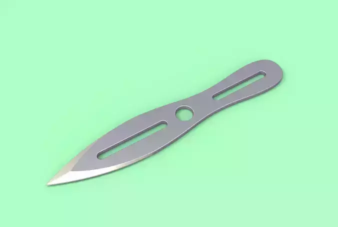 Throwing knife 3D print model