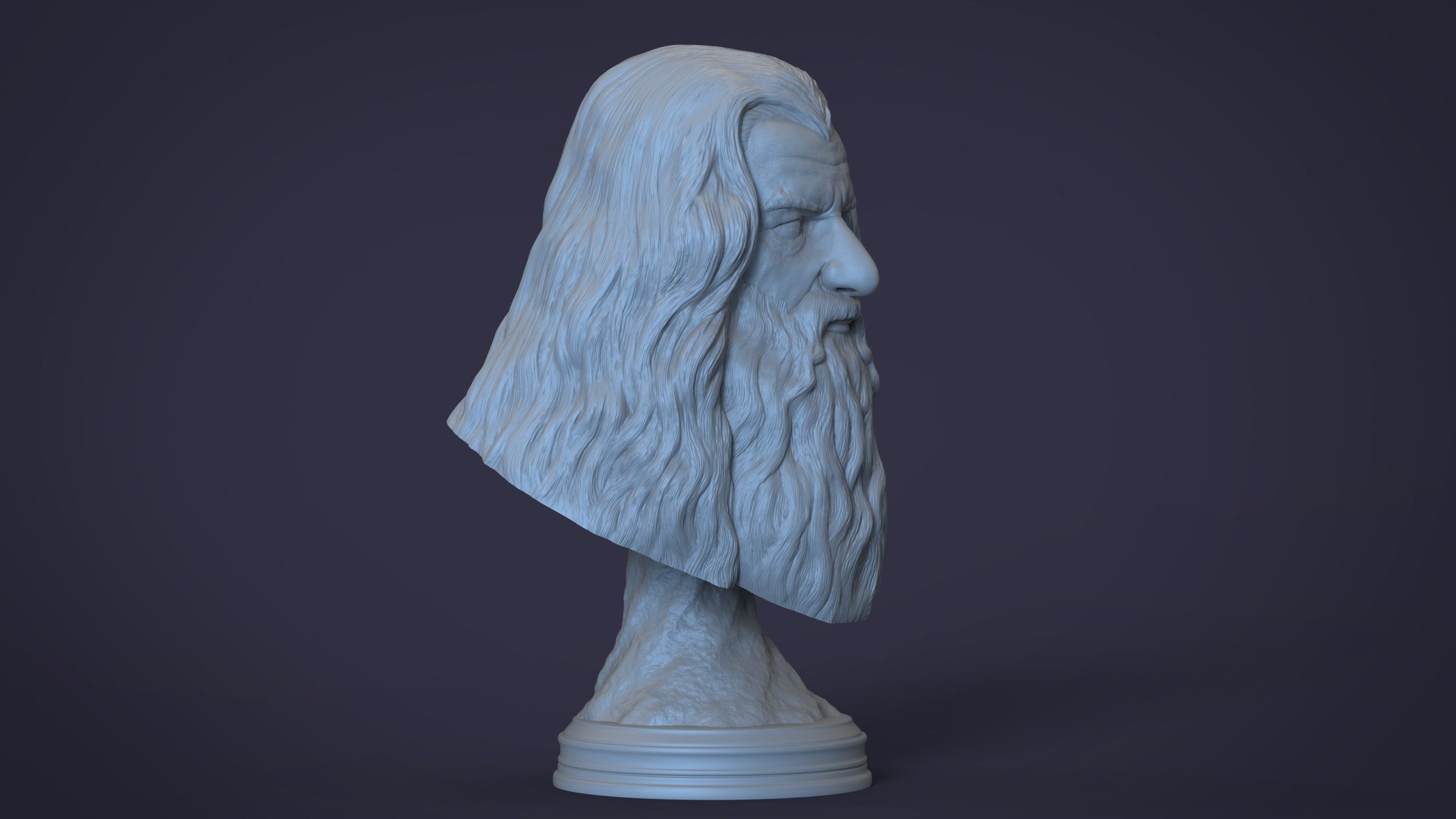 Lord of The Rings - Gandalf 3D print model_22