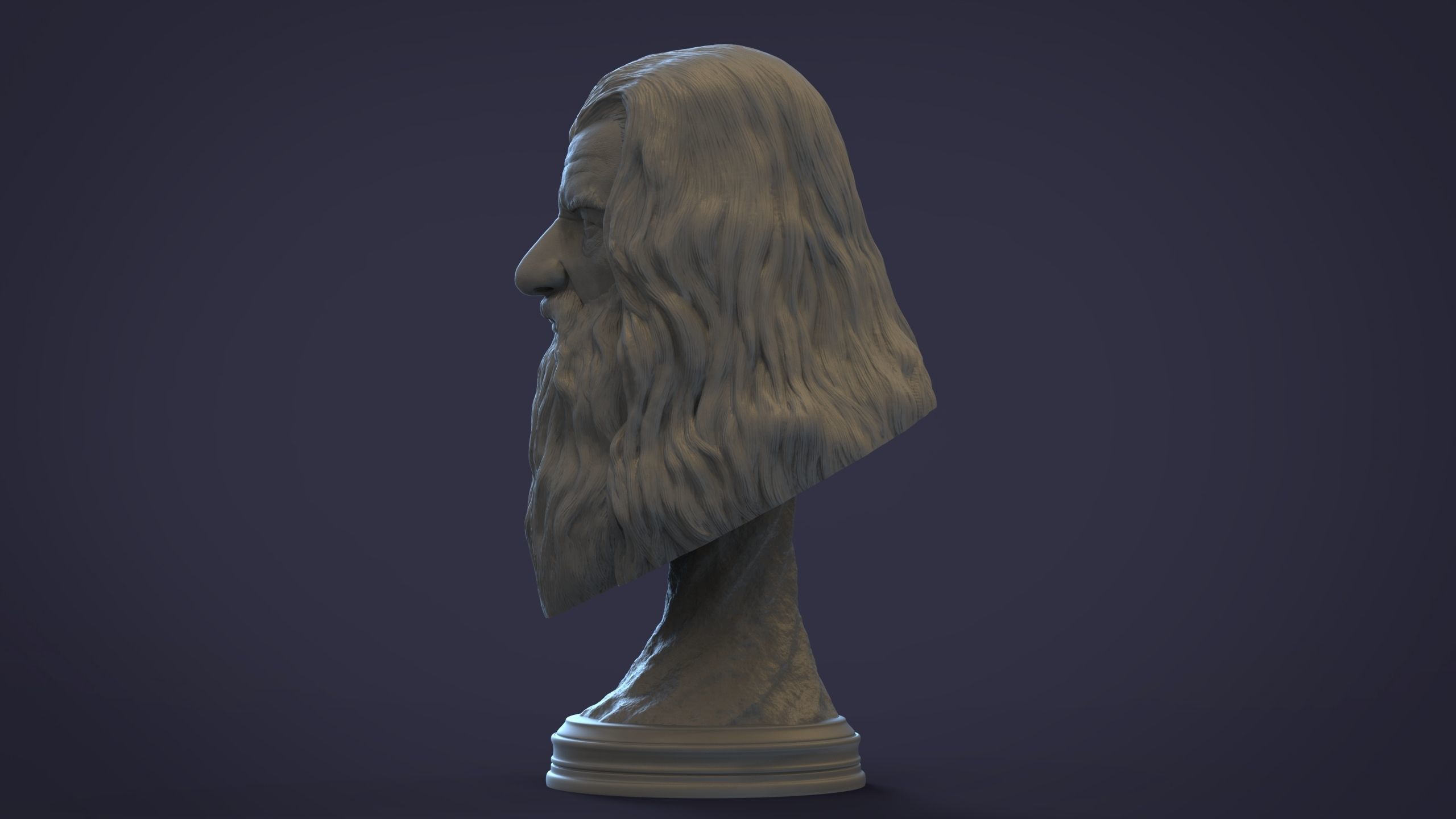 Lord of The Rings - Gandalf 3D print model_9