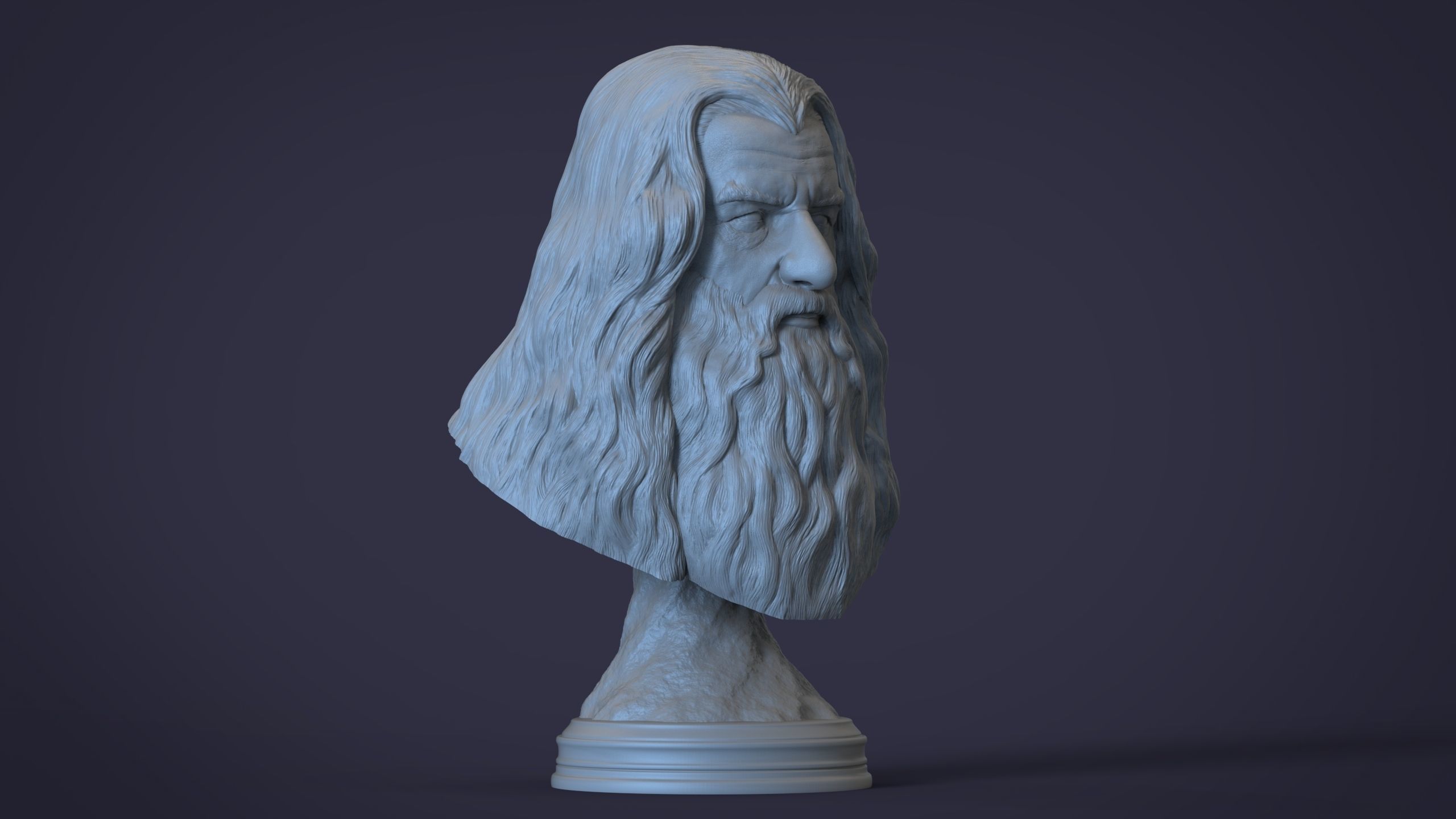Lord of The Rings - Gandalf 3D print model_23