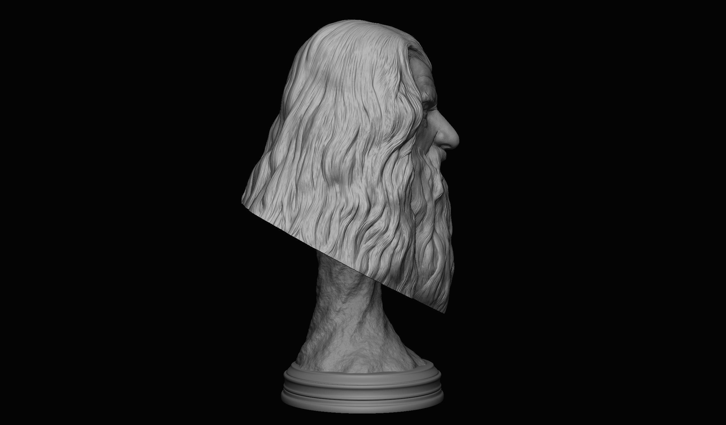 Lord of The Rings - Gandalf 3D print model_17