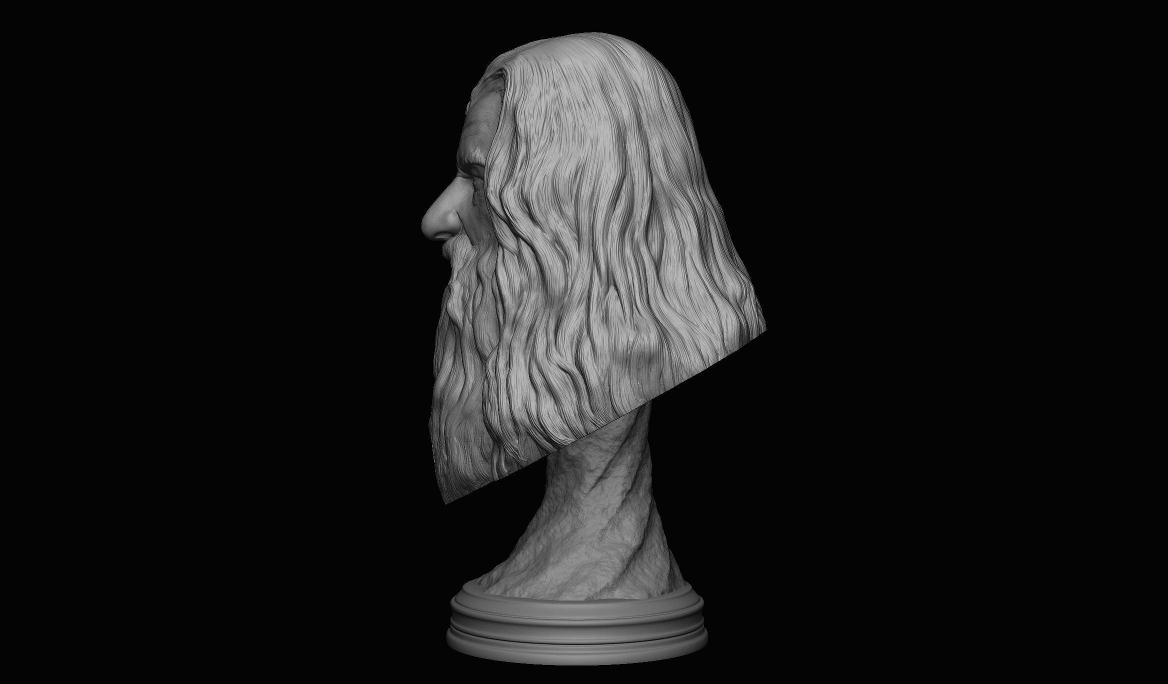 Lord of The Rings - Gandalf 3D print model_16