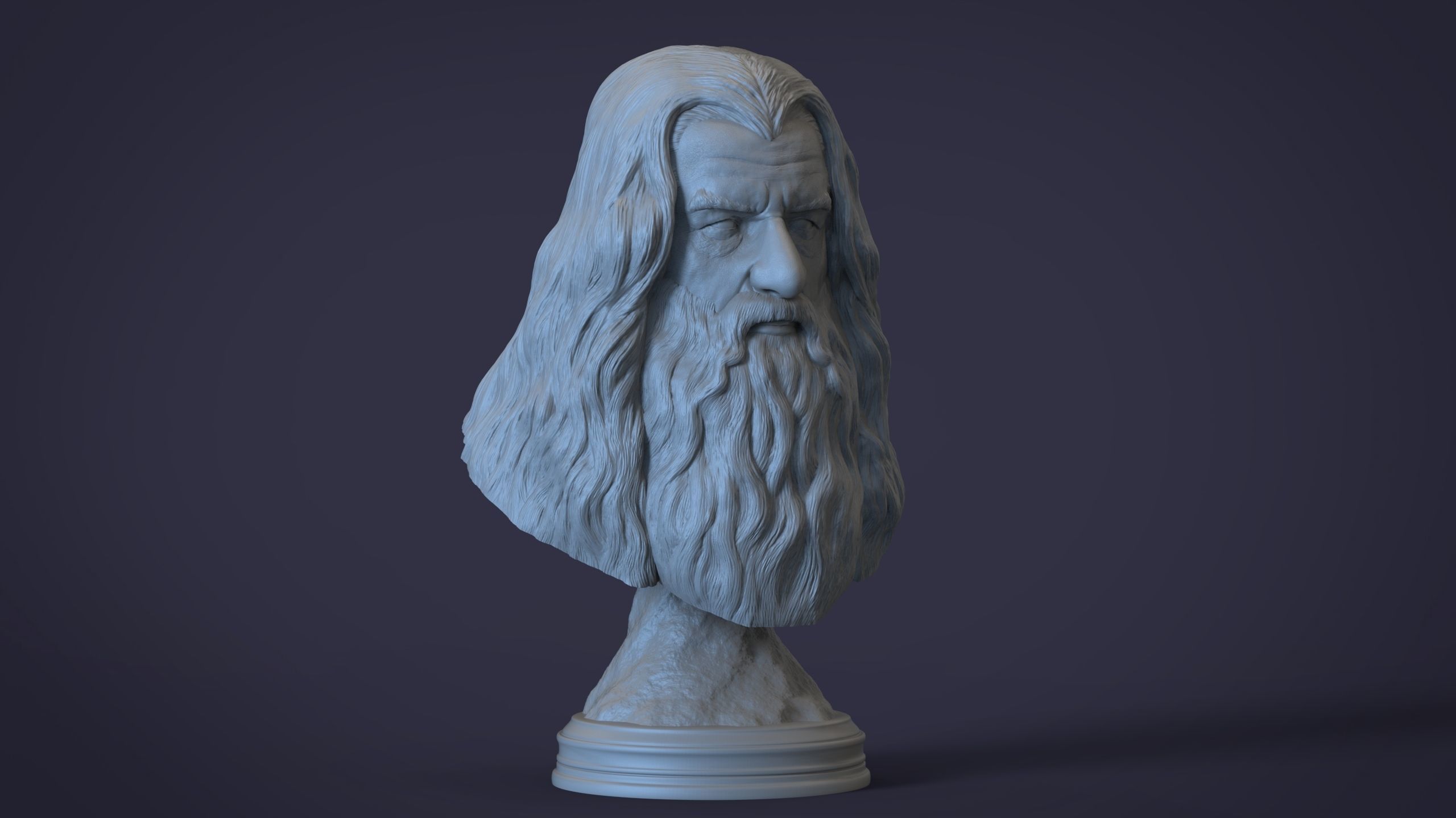 Lord of The Rings - Gandalf 3D print model_7