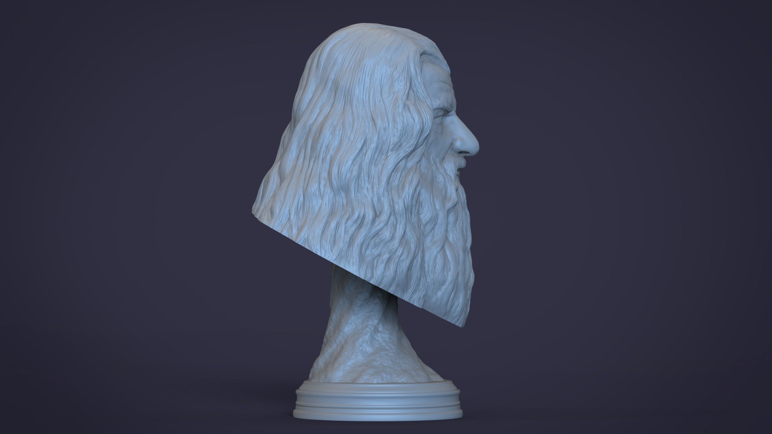 Lord of The Rings - Gandalf 3D print model_21