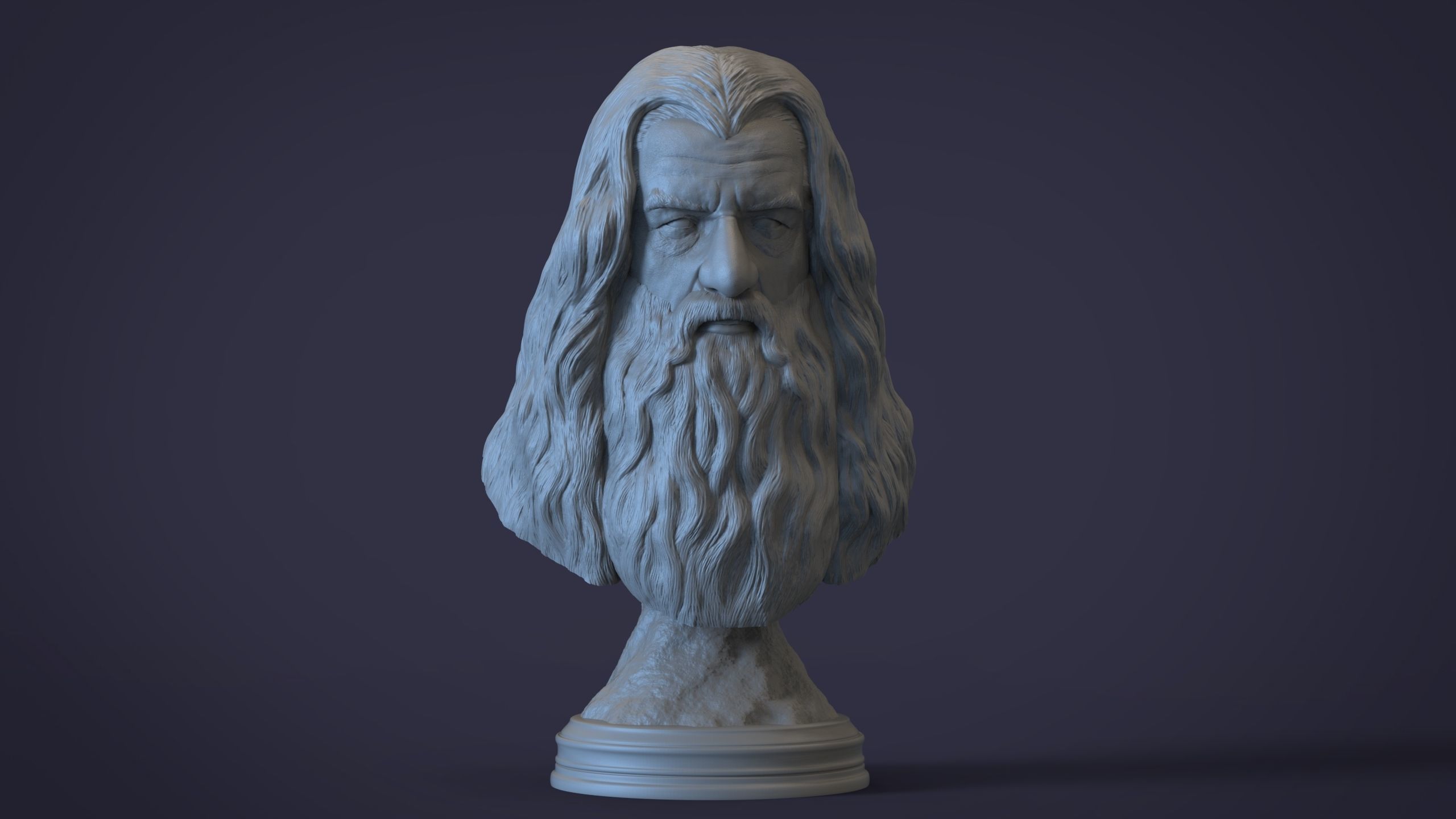 Lord of The Rings - Gandalf 3D print model_6