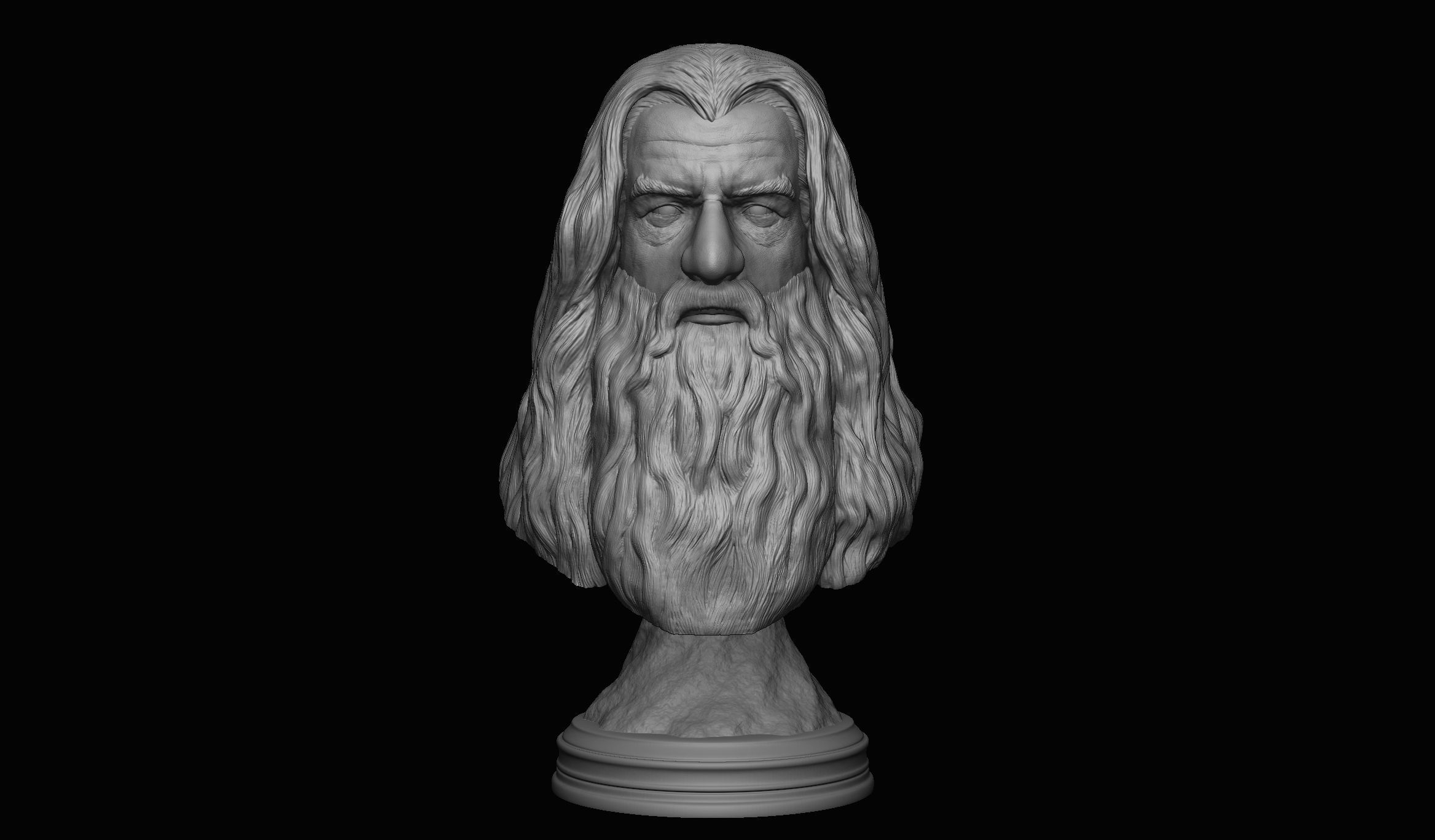 Lord of The Rings - Gandalf 3D print model_14