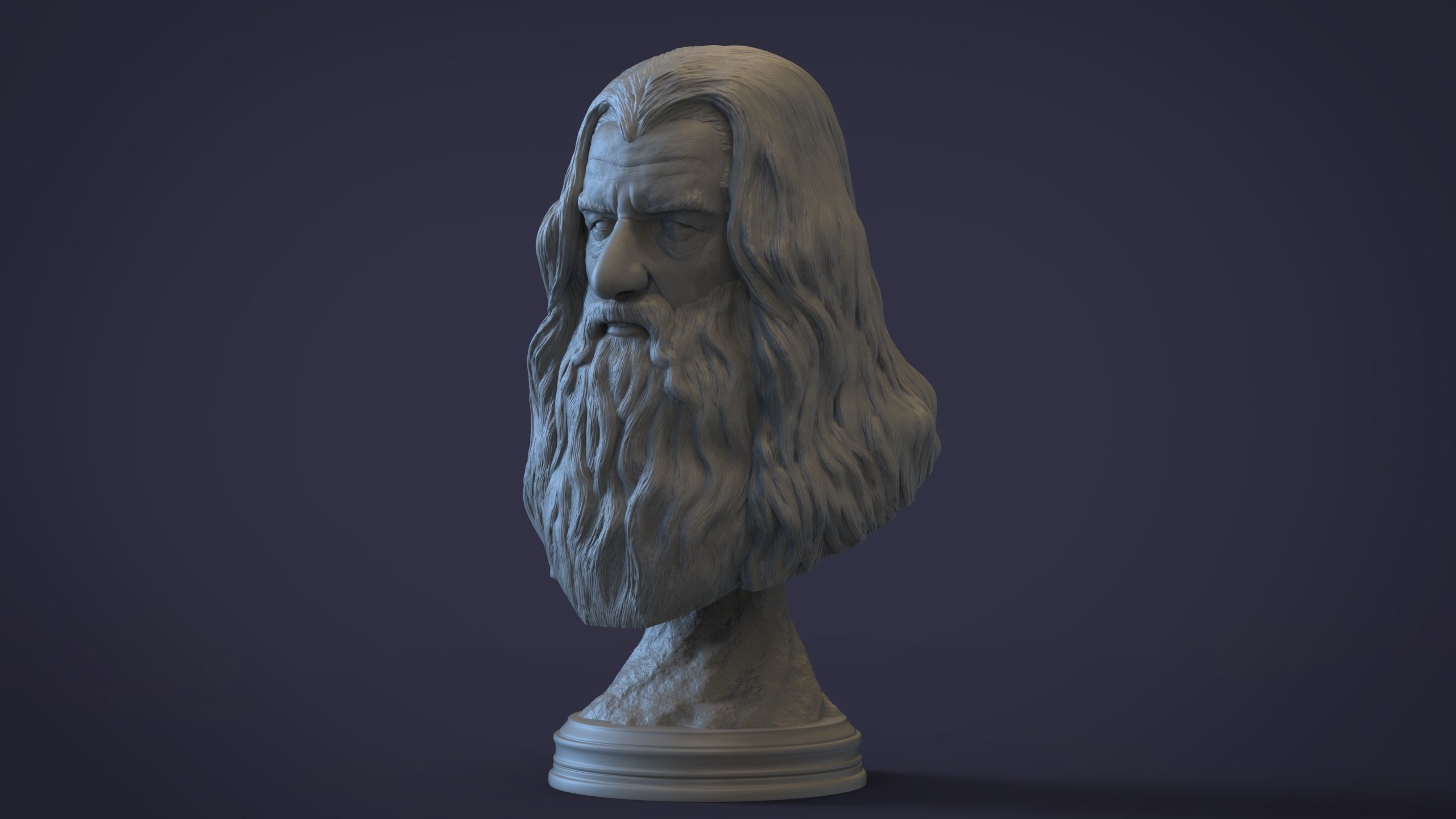 Lord of The Rings - Gandalf 3D print model_4
