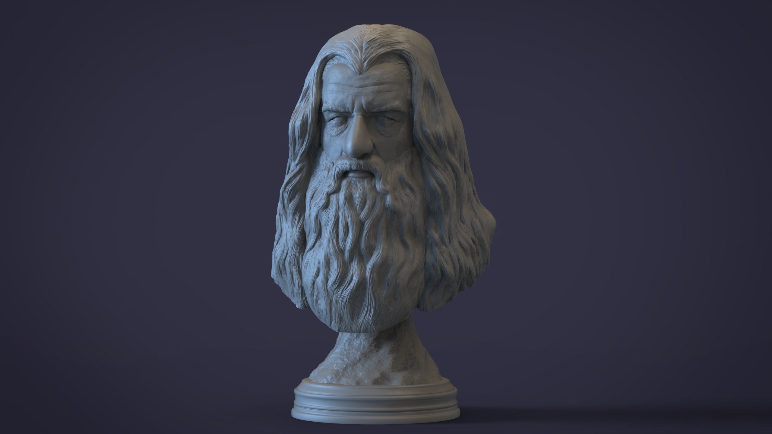 Lord of The Rings - Gandalf 3D print model_5