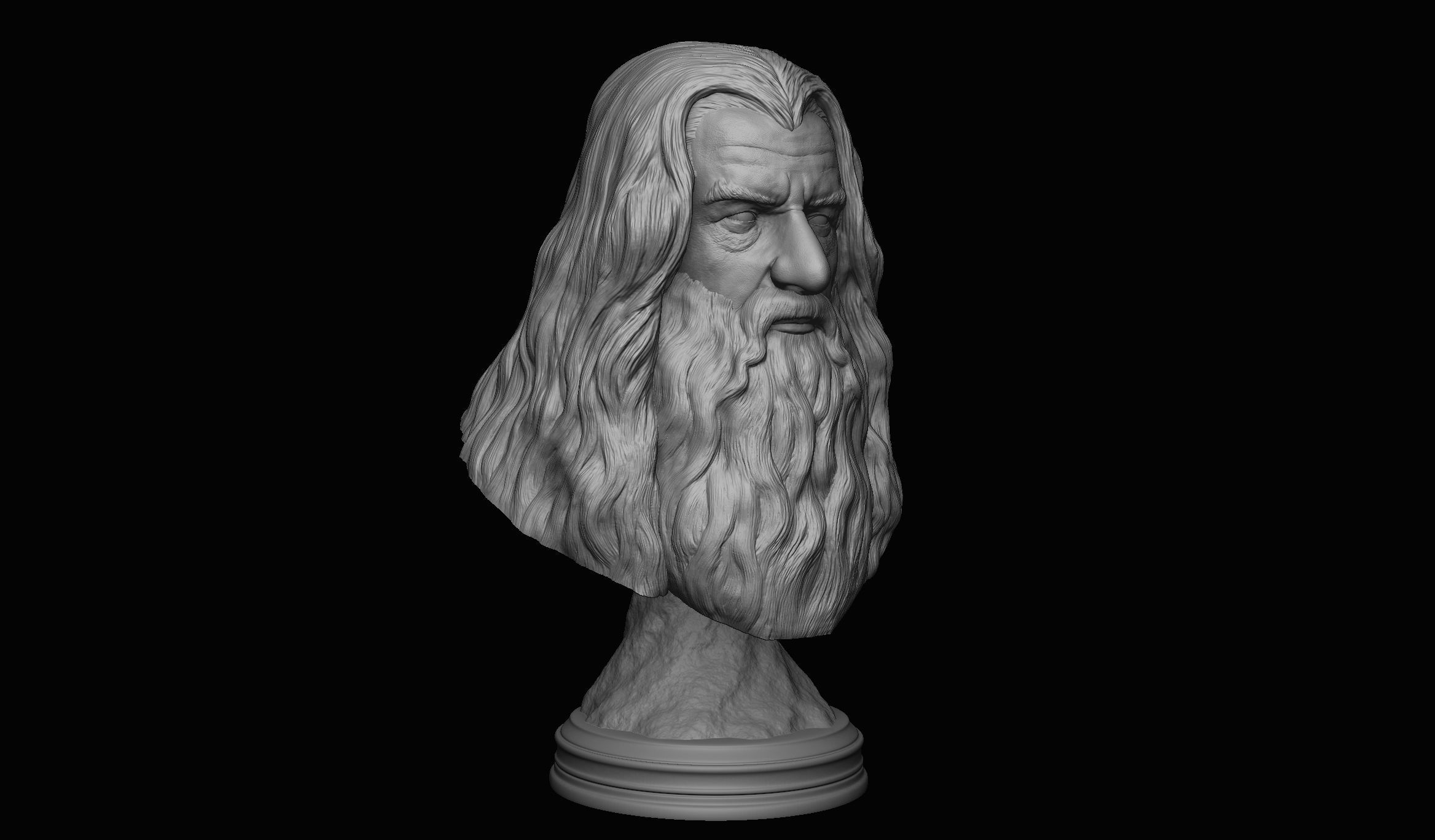 Lord of The Rings - Gandalf 3D print model_13