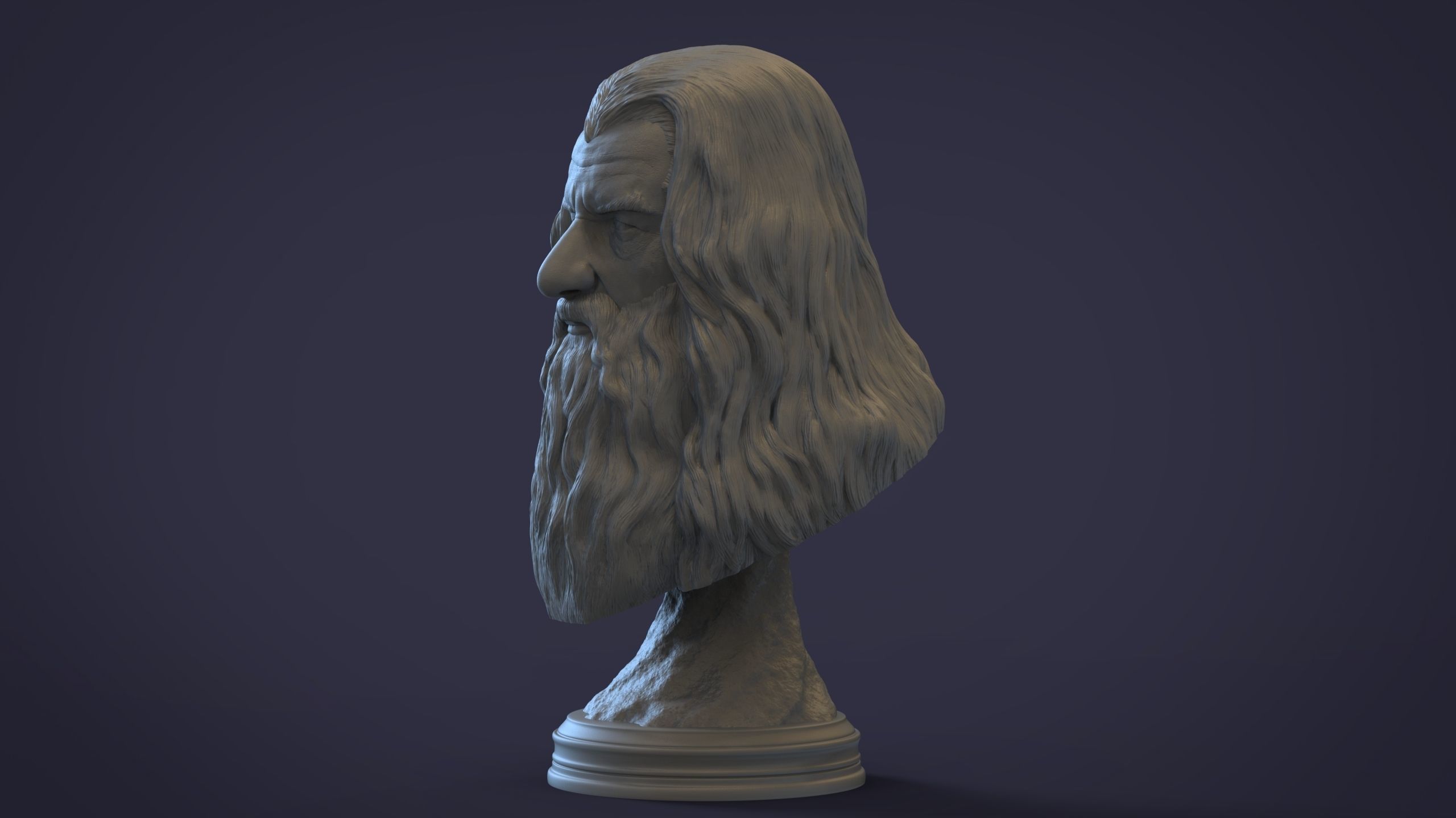 Lord of The Rings - Gandalf 3D print model_8