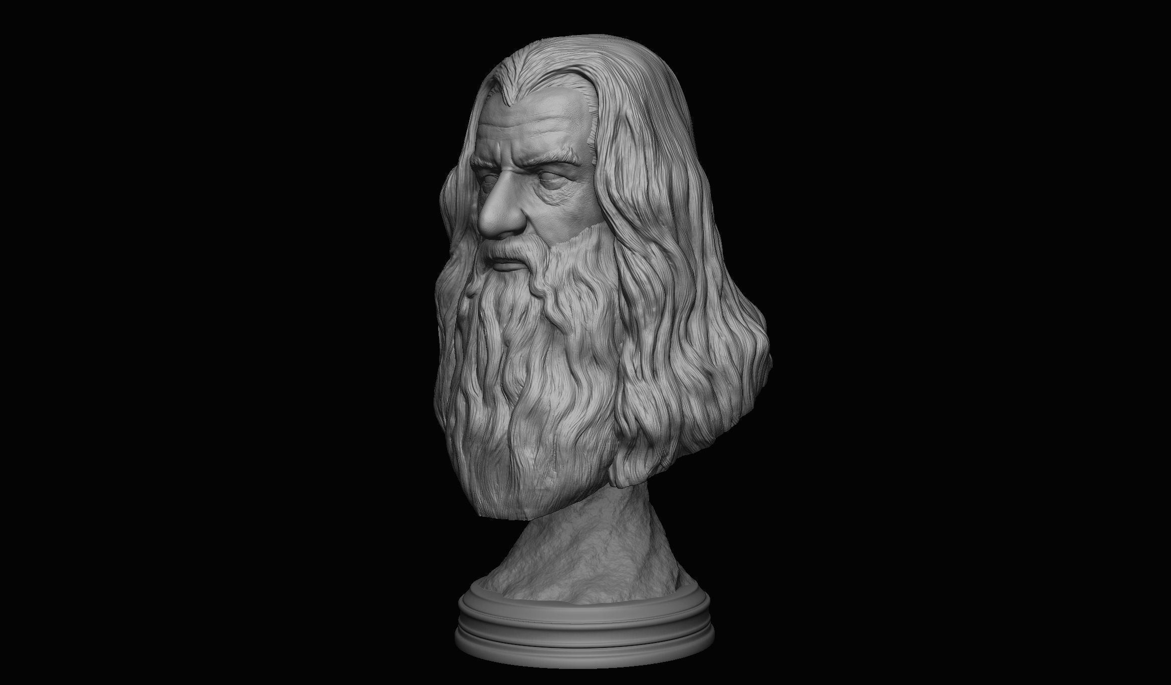 Lord of The Rings - Gandalf 3D print model_15