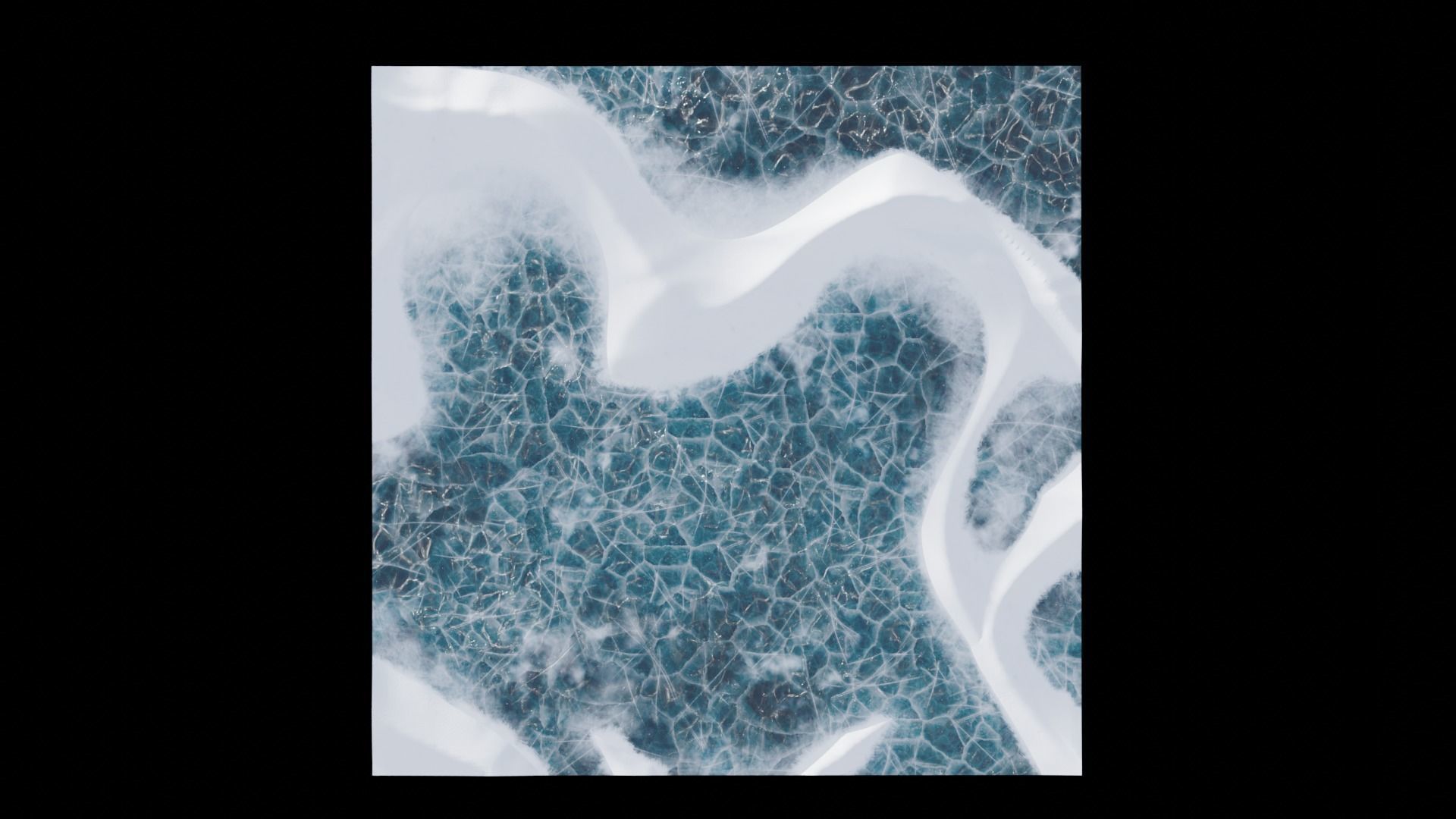 Frozen Lake Set 8K and 4K Low-poly 3D model_5