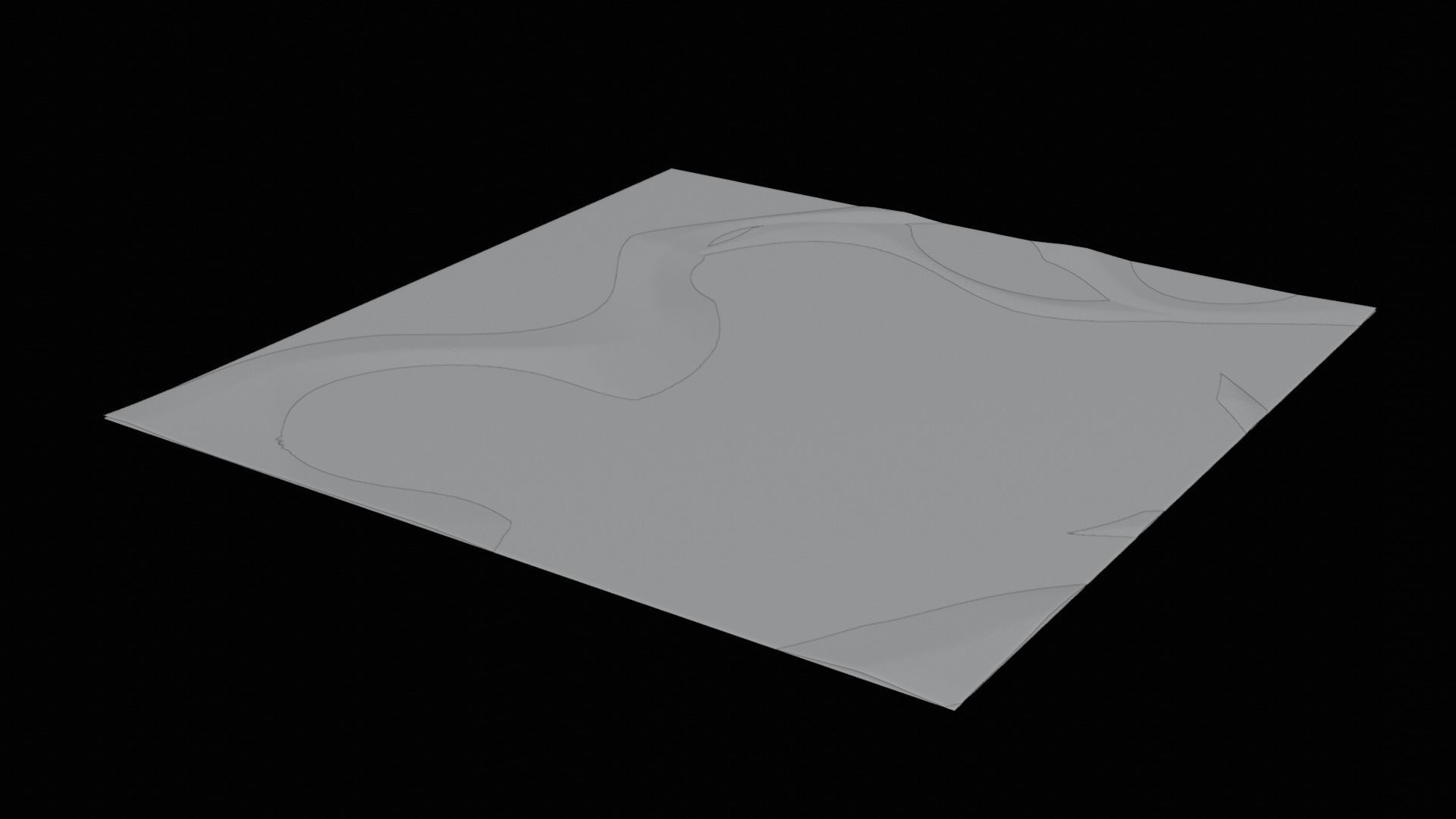 Frozen Lake Set 8K and 4K Low-poly 3D model_2