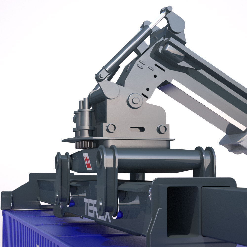 Super stacker TEREX TFC 45 3D model_10