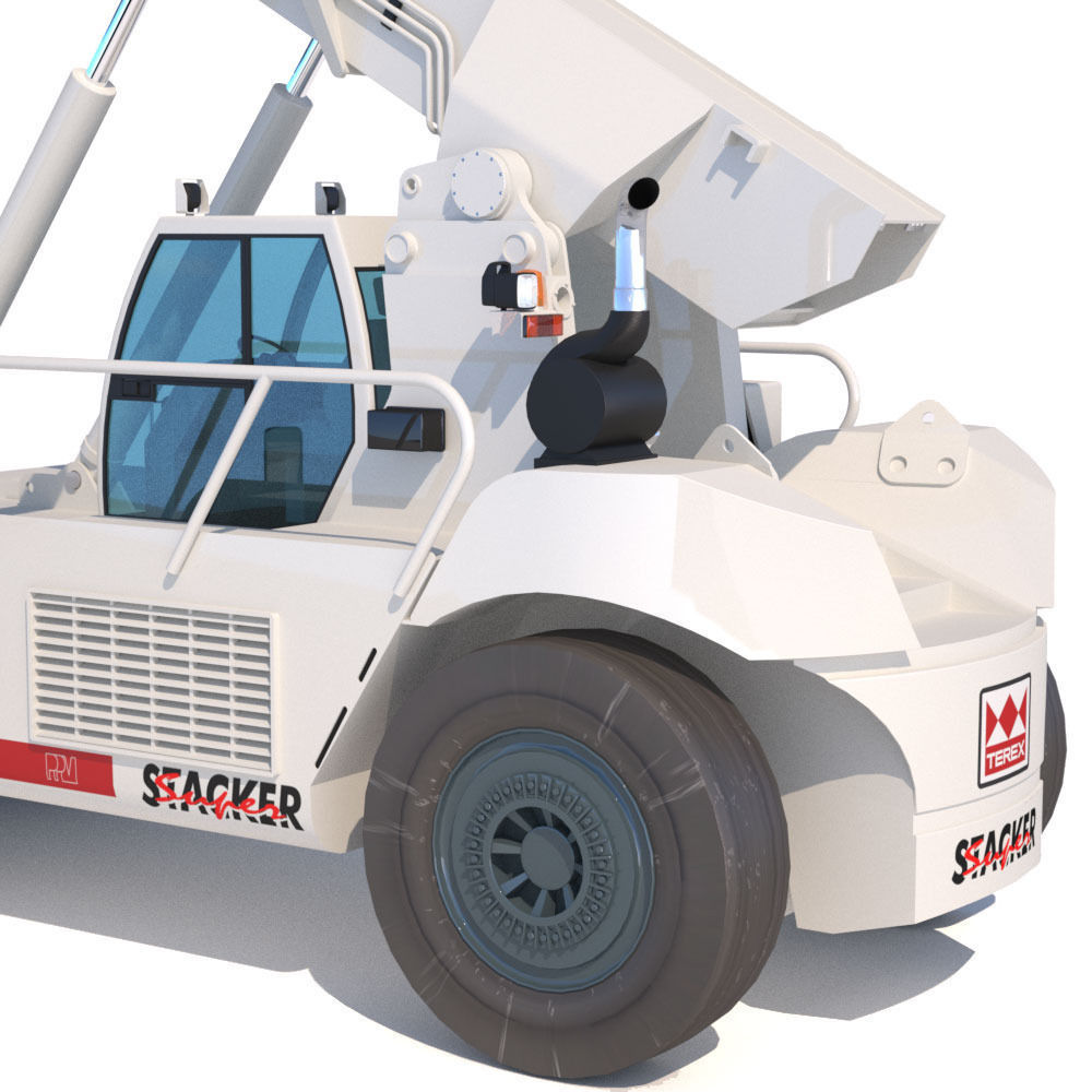 Super stacker TEREX TFC 45 3D model_8