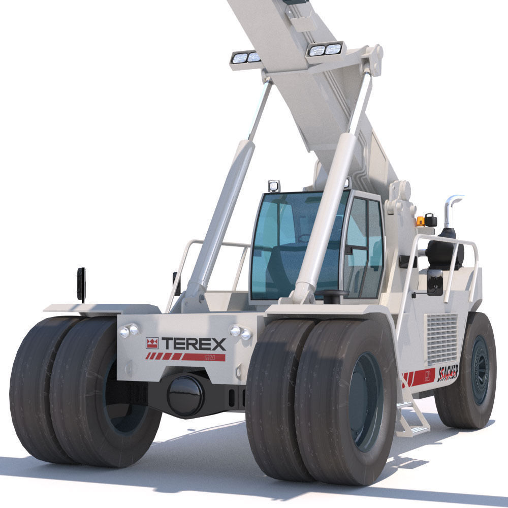 Super stacker TEREX TFC 45 3D model_7