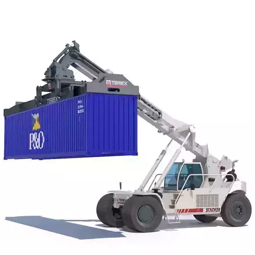 Super stacker TEREX TFC 45 3D model