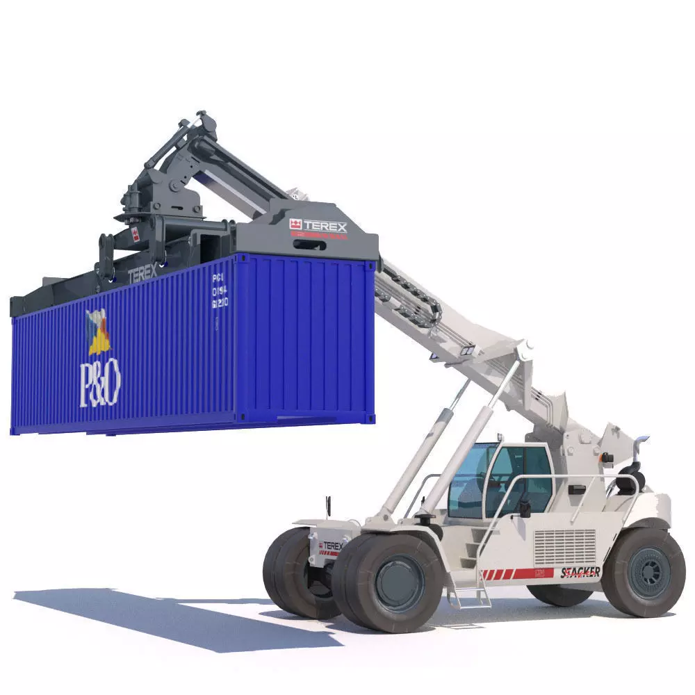 Super stacker TEREX TFC 45 3D model_0