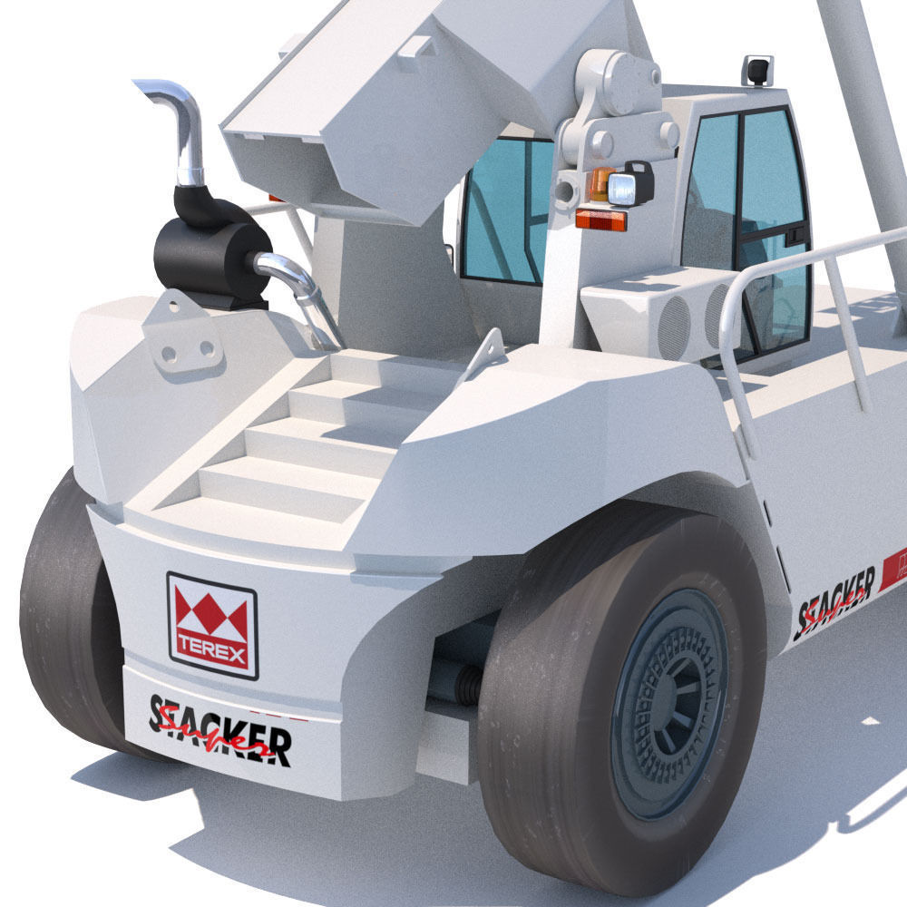 Super stacker TEREX TFC 45 3D model_11