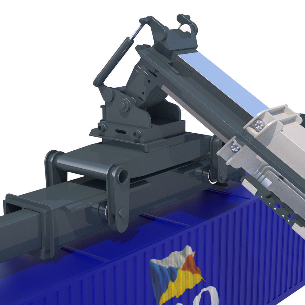 Super stacker TEREX TFC 45 3D model_9