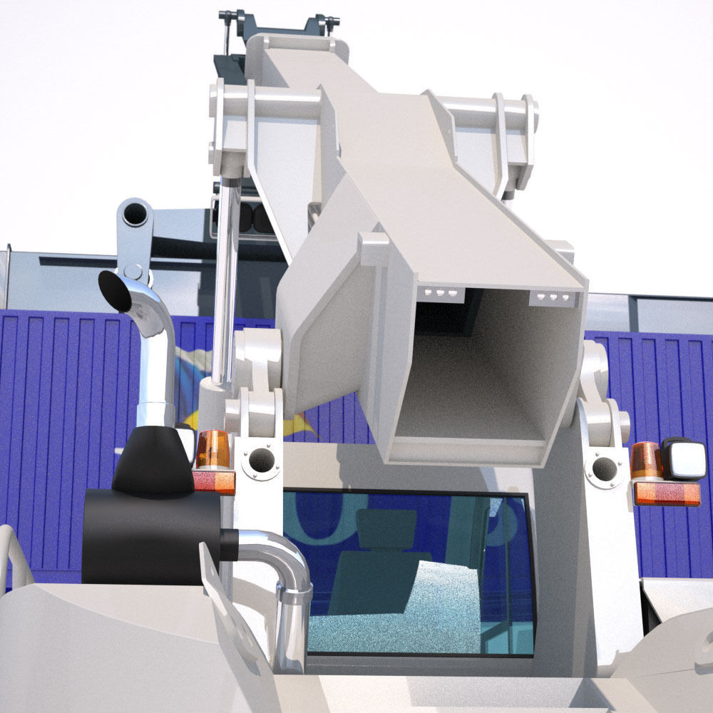 Super stacker TEREX TFC 45 3D model_12