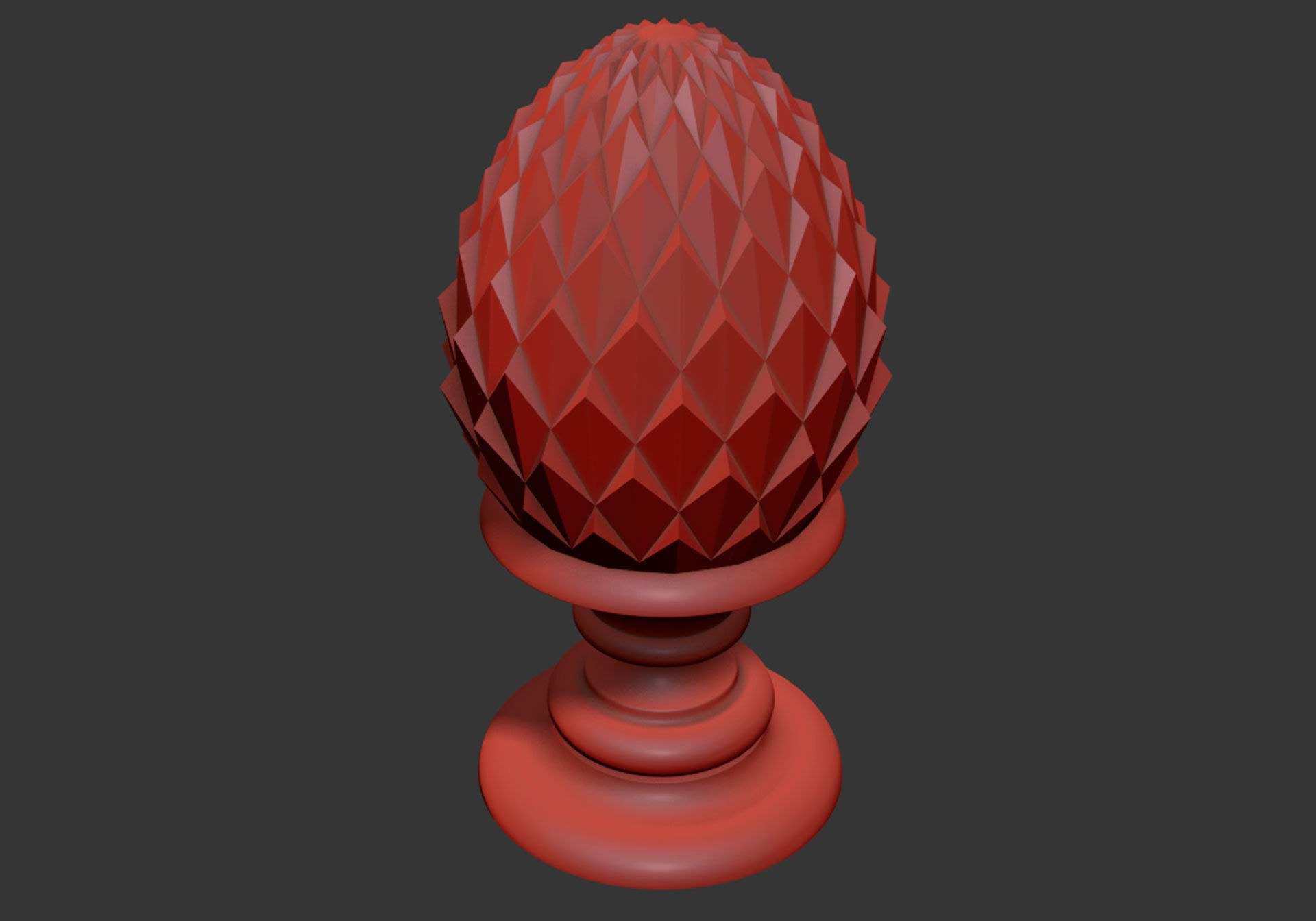 Pinecone Corbel  3D model_5