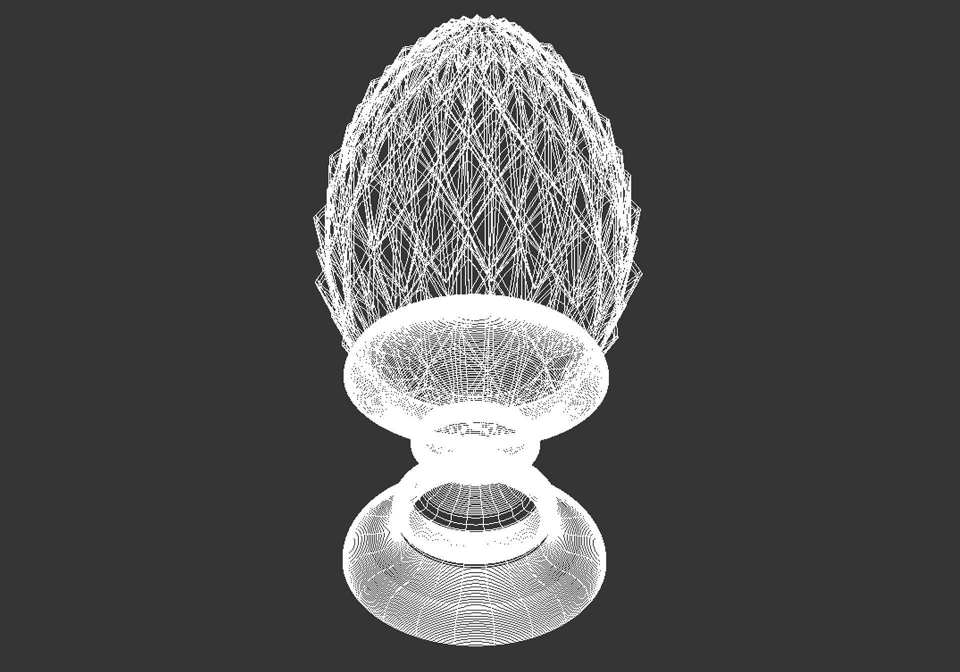 Pinecone Corbel  3D model_9