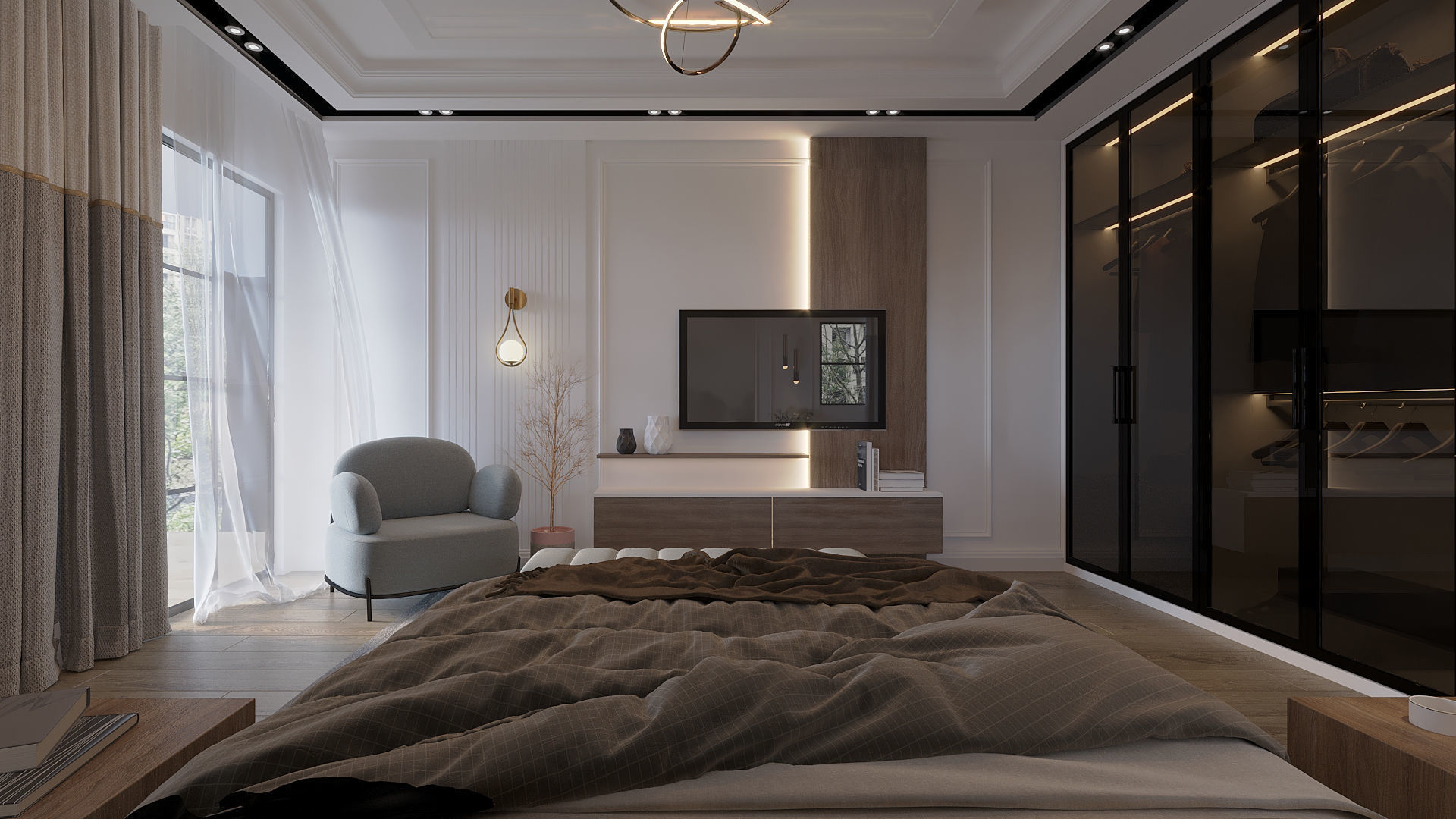 Master Bedroom 3D model_2