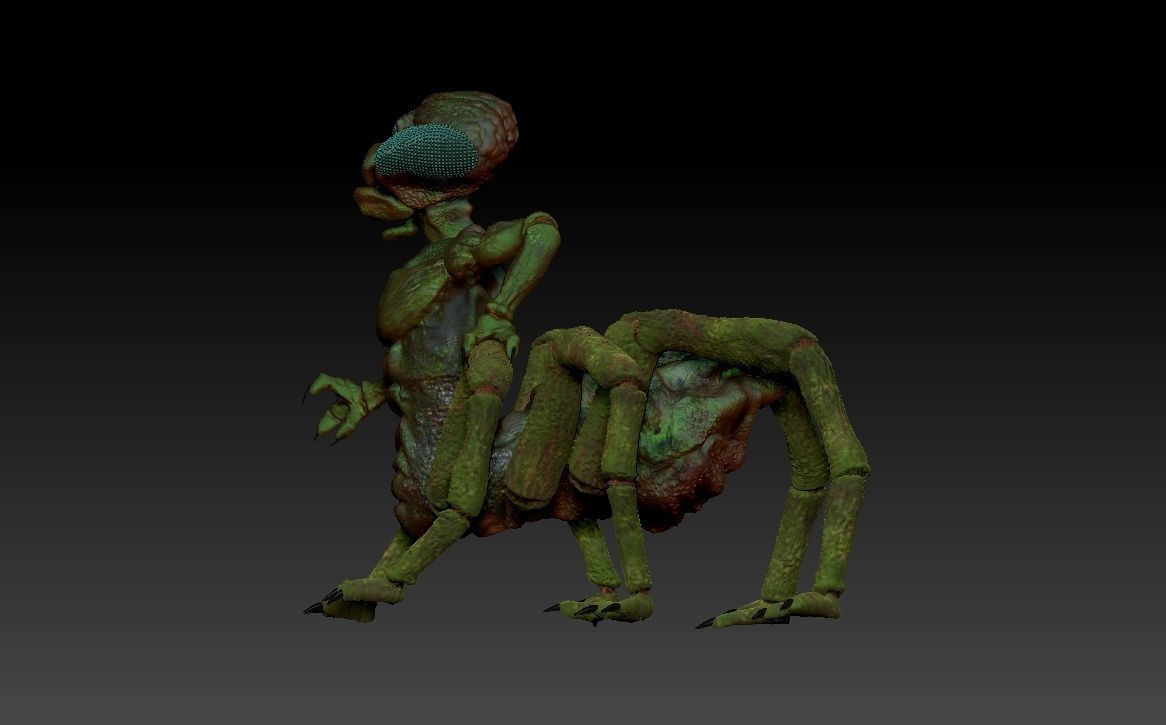 Insectorso  cartoon character  3D model_4