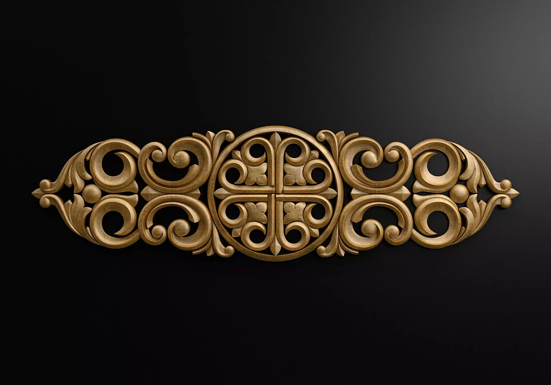 Carved decor 3D model_0