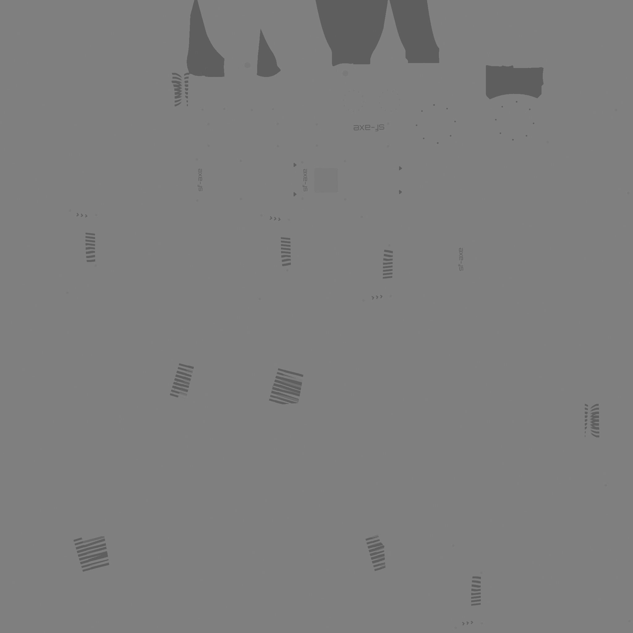 SciFi War Axe B09 Black Camo - Sci Fi Weapon Design Low-poly 3D model_22