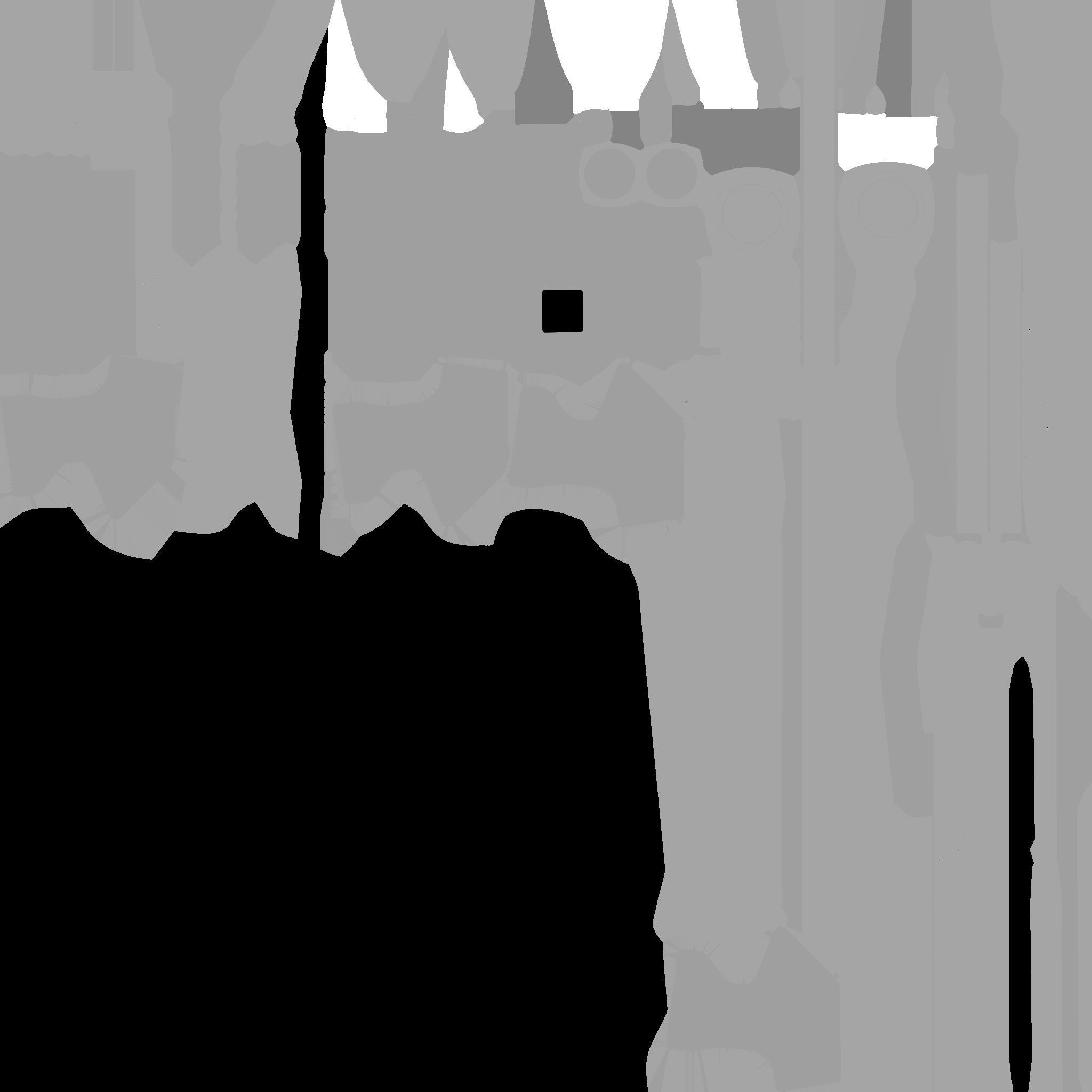 SciFi War Axe B10 Digital Camo - Sci Fi Weapon Design Low-poly 3D model_23