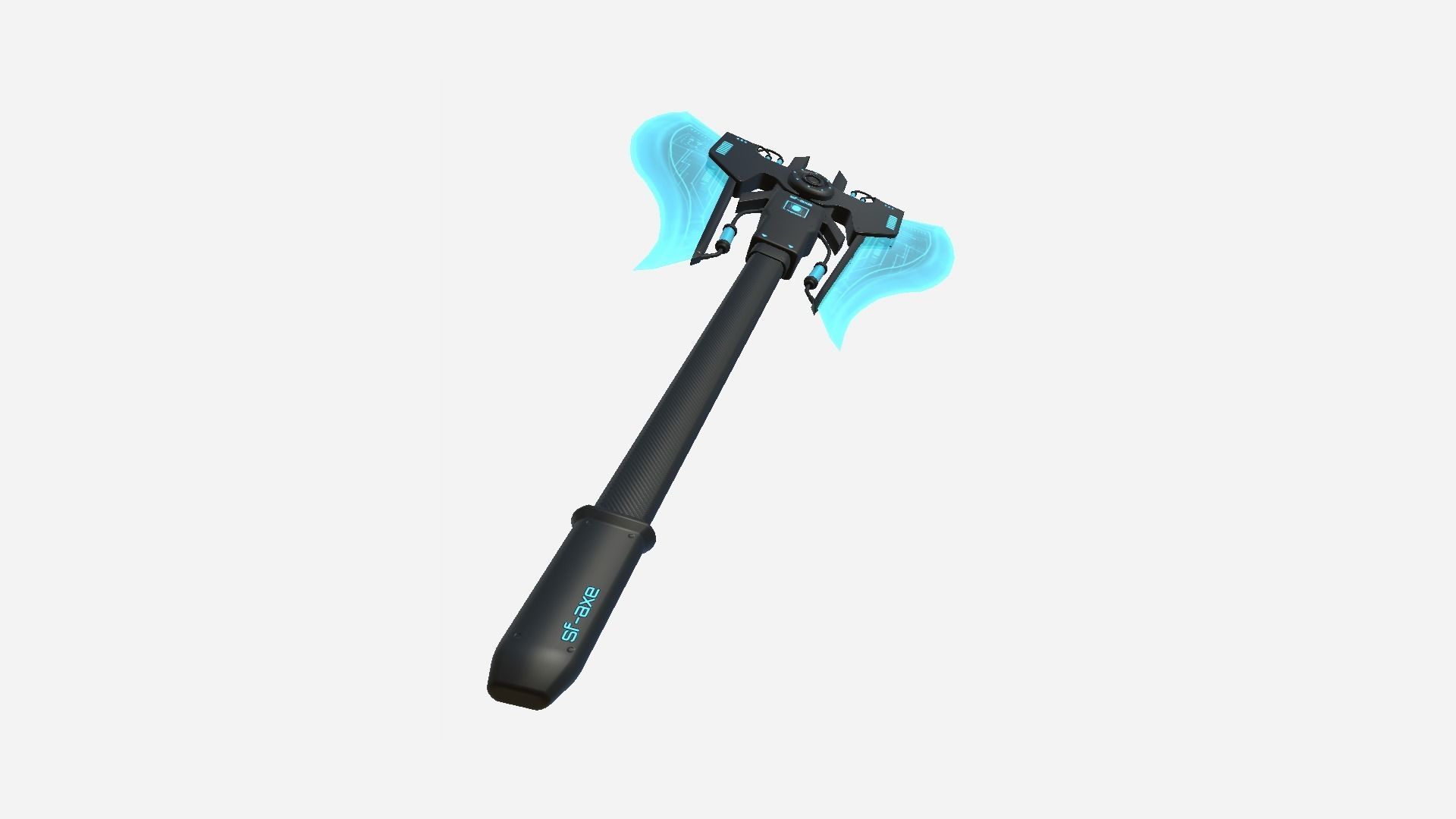 10 SciFi War Axes B Collection - Sci Fi Weapon Design _48