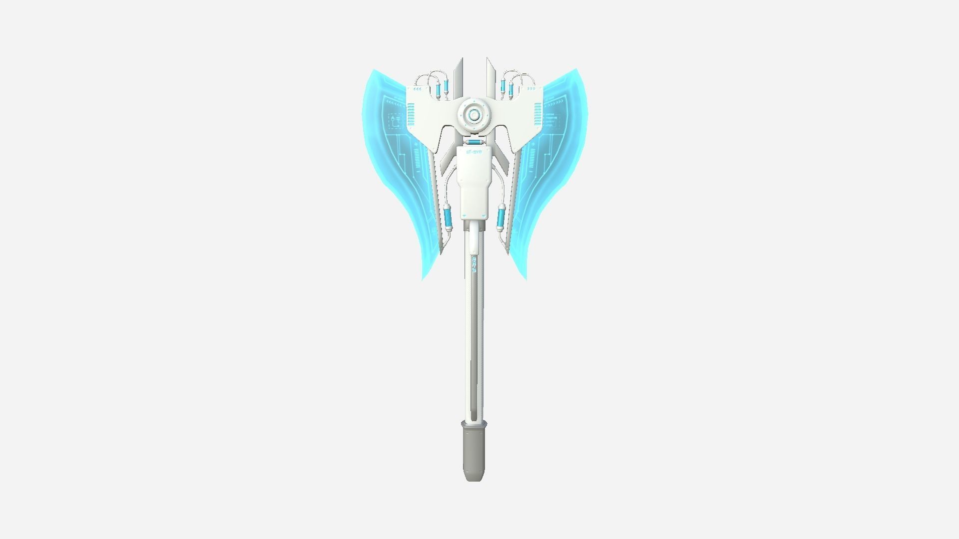 10 SciFi War Axes B Collection - Sci Fi Weapon Design _36