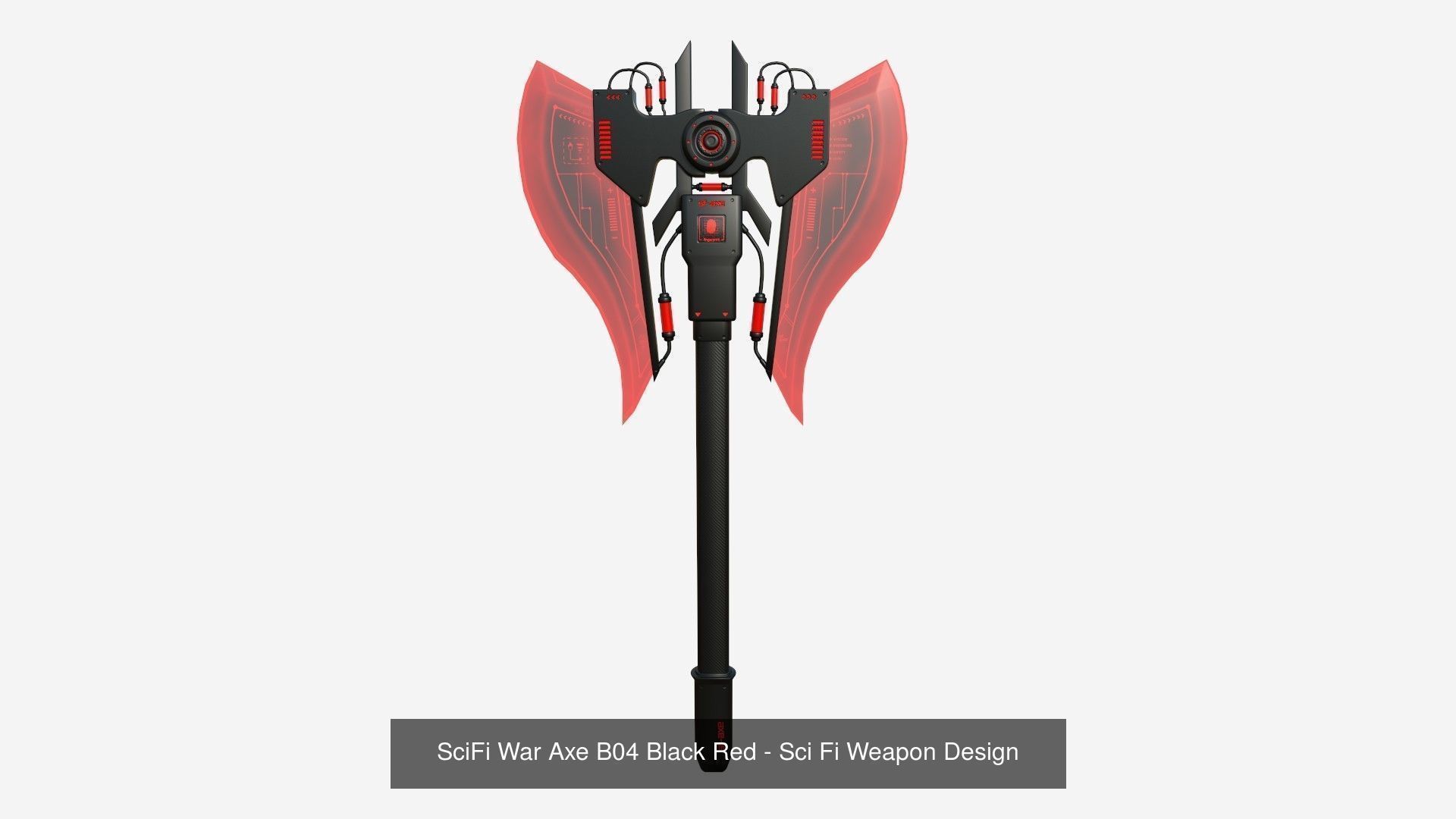 10 SciFi War Axes B Collection - Sci Fi Weapon Design _4