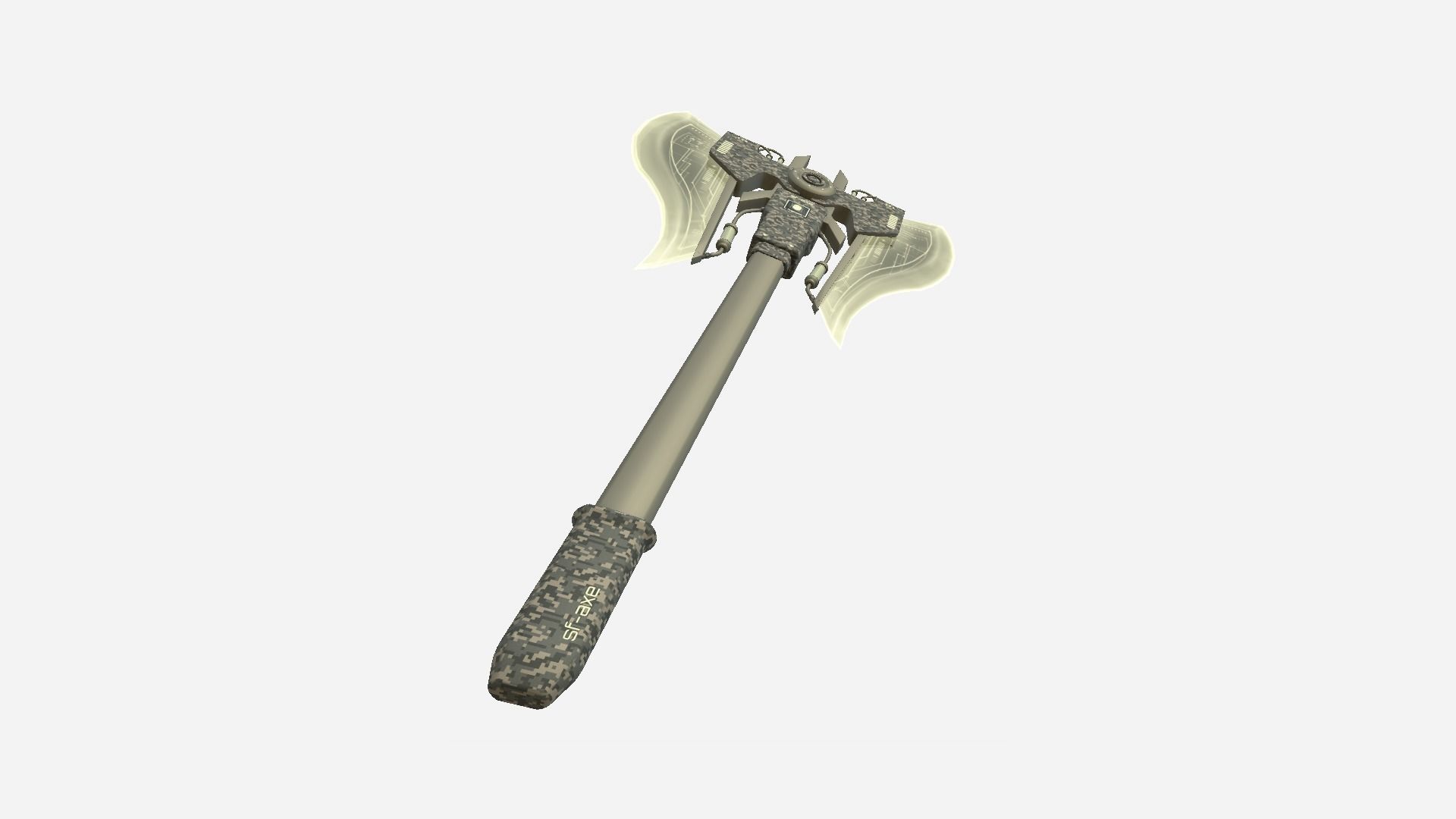 10 SciFi War Axes B Collection - Sci Fi Weapon Design _34