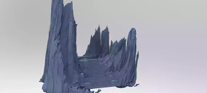 Mountain rocks path 3