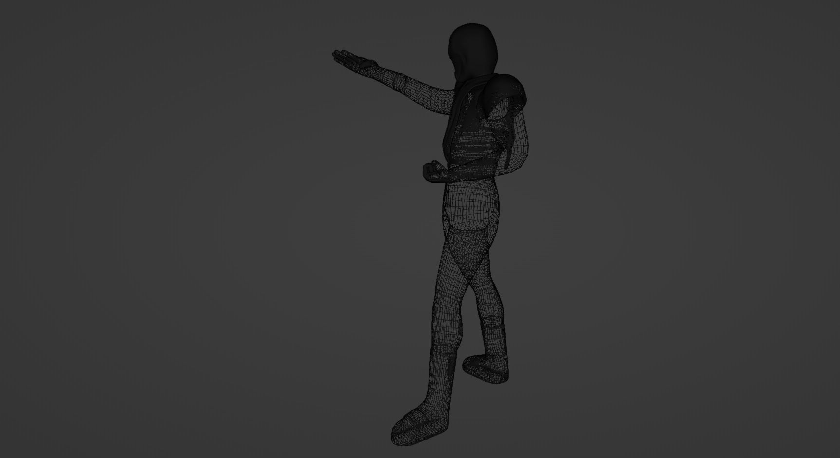 Kamen Yaiba Low-poly 3D model_4
