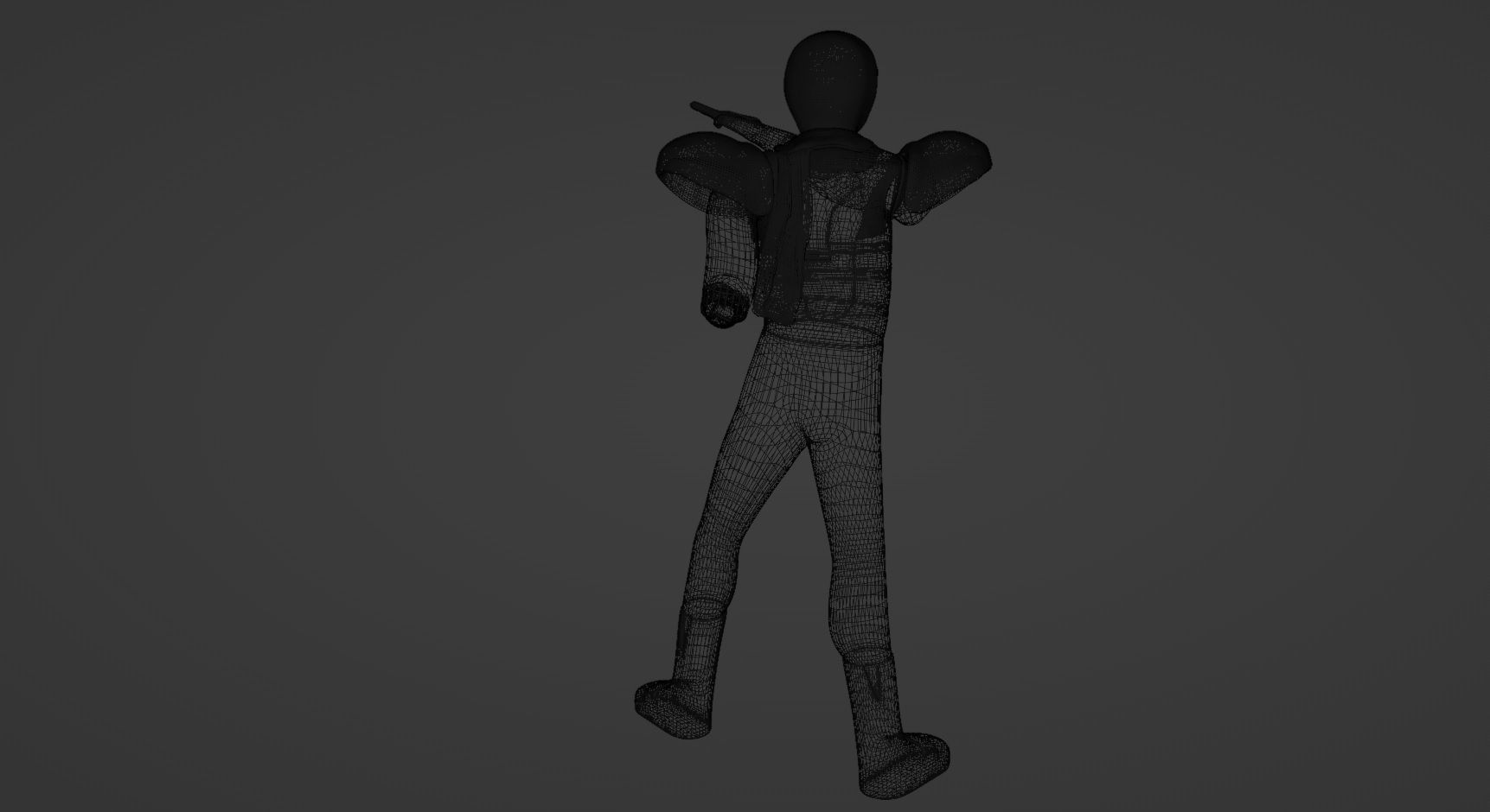 Kamen Yaiba Low-poly 3D model_6