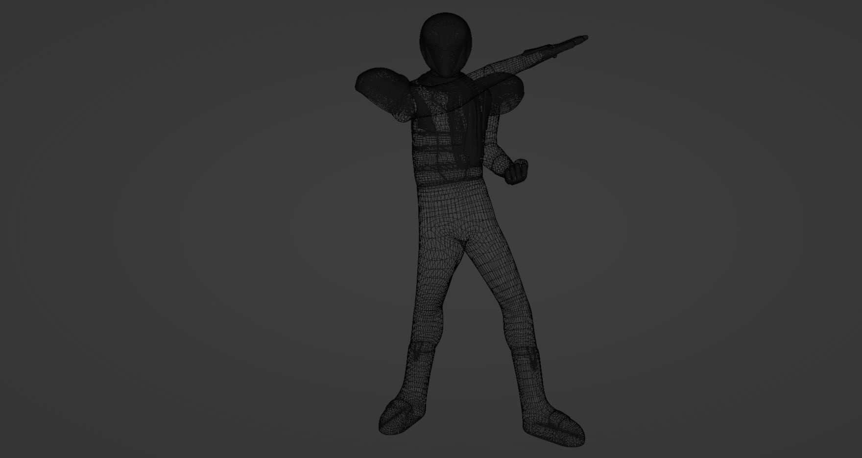 Kamen Yaiba Low-poly 3D model_2