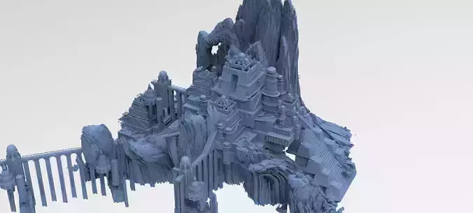 Mountain rocks Mongol Fortress 2