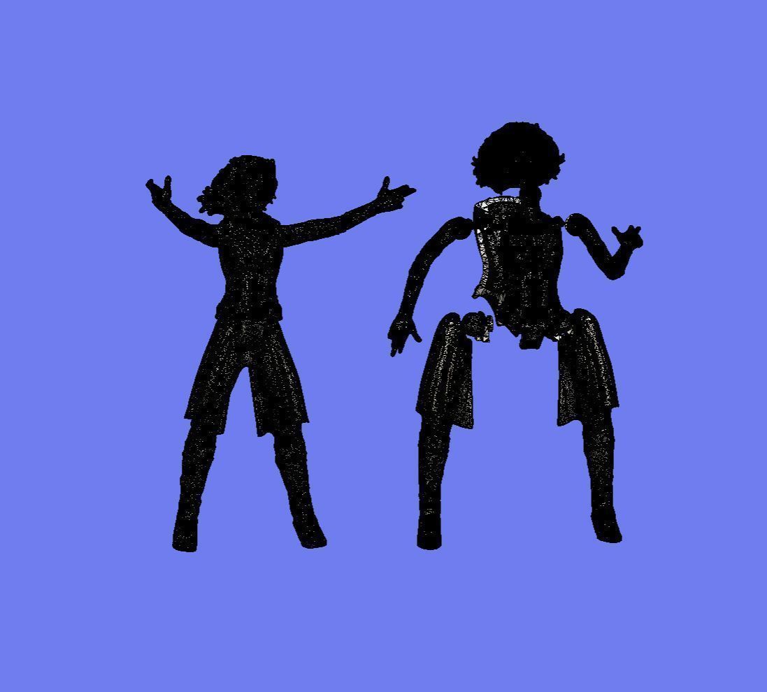 SCARLET WITCH FIGURE - 3D SCAN - 3D print model_9