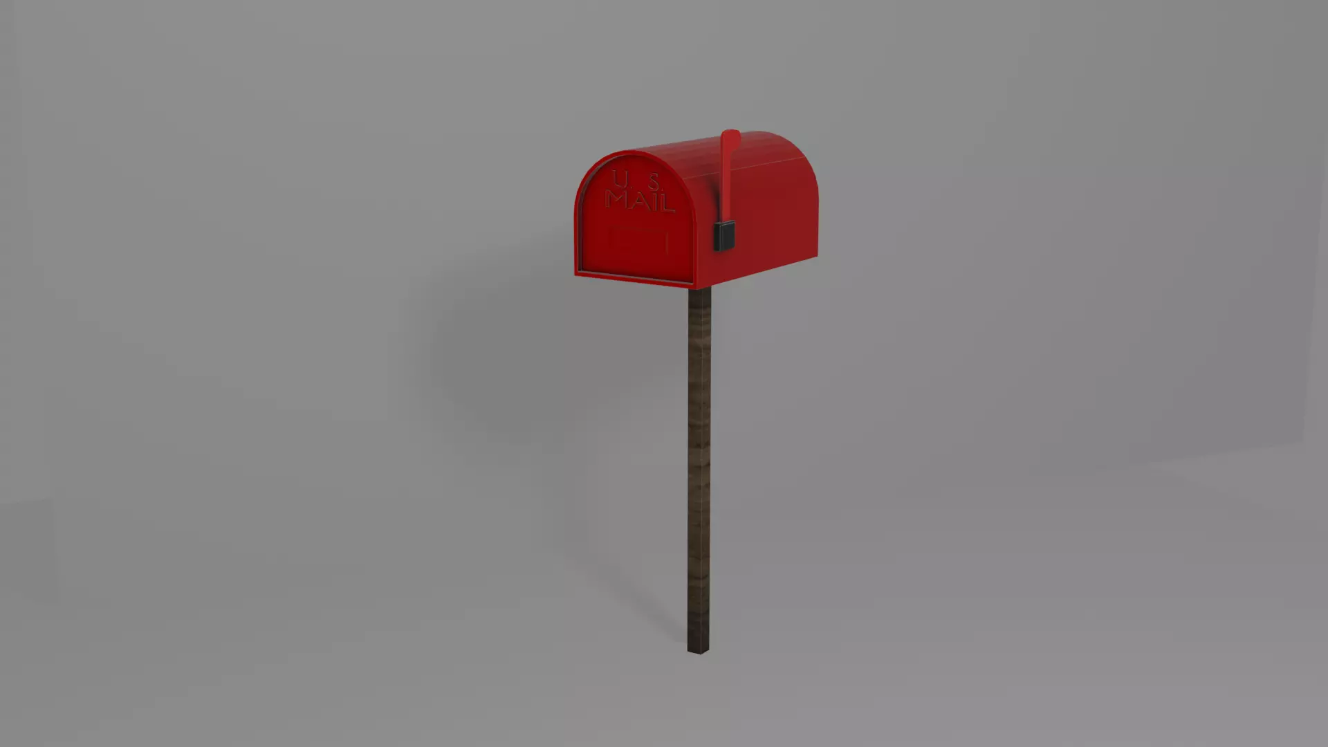 United States Mail Box Style Free 3D model