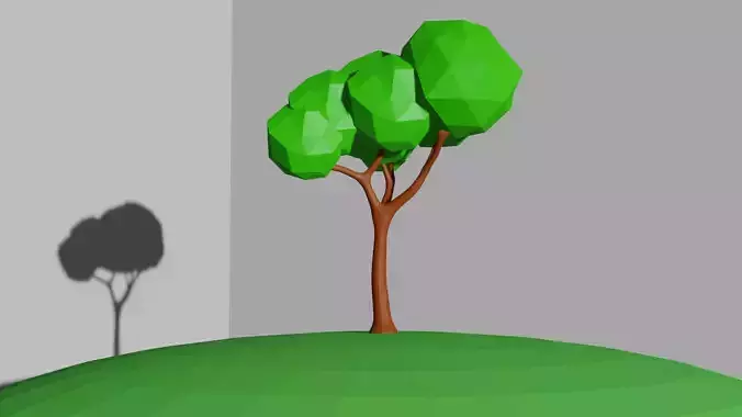 Low Poly Tree polygonal