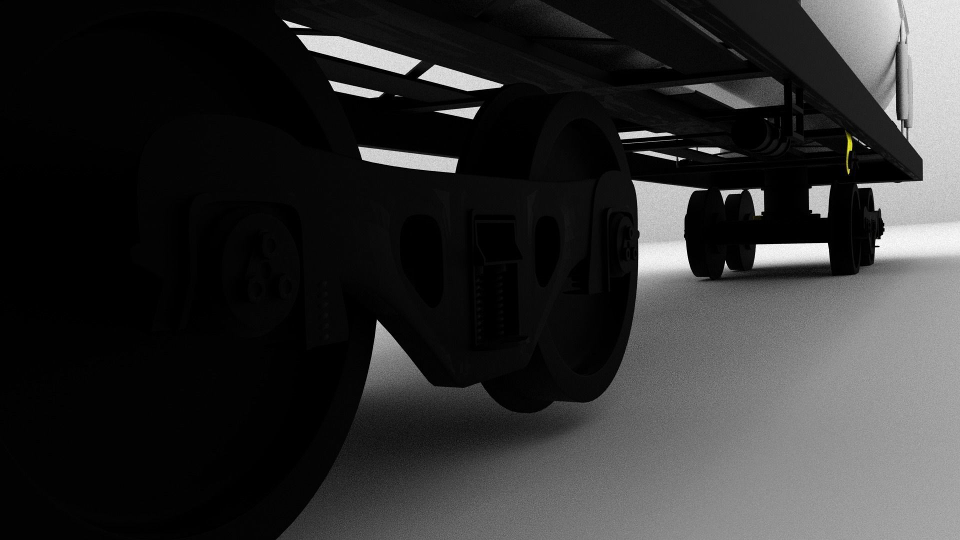 9000 Gal Bogie Tank 3D model_2