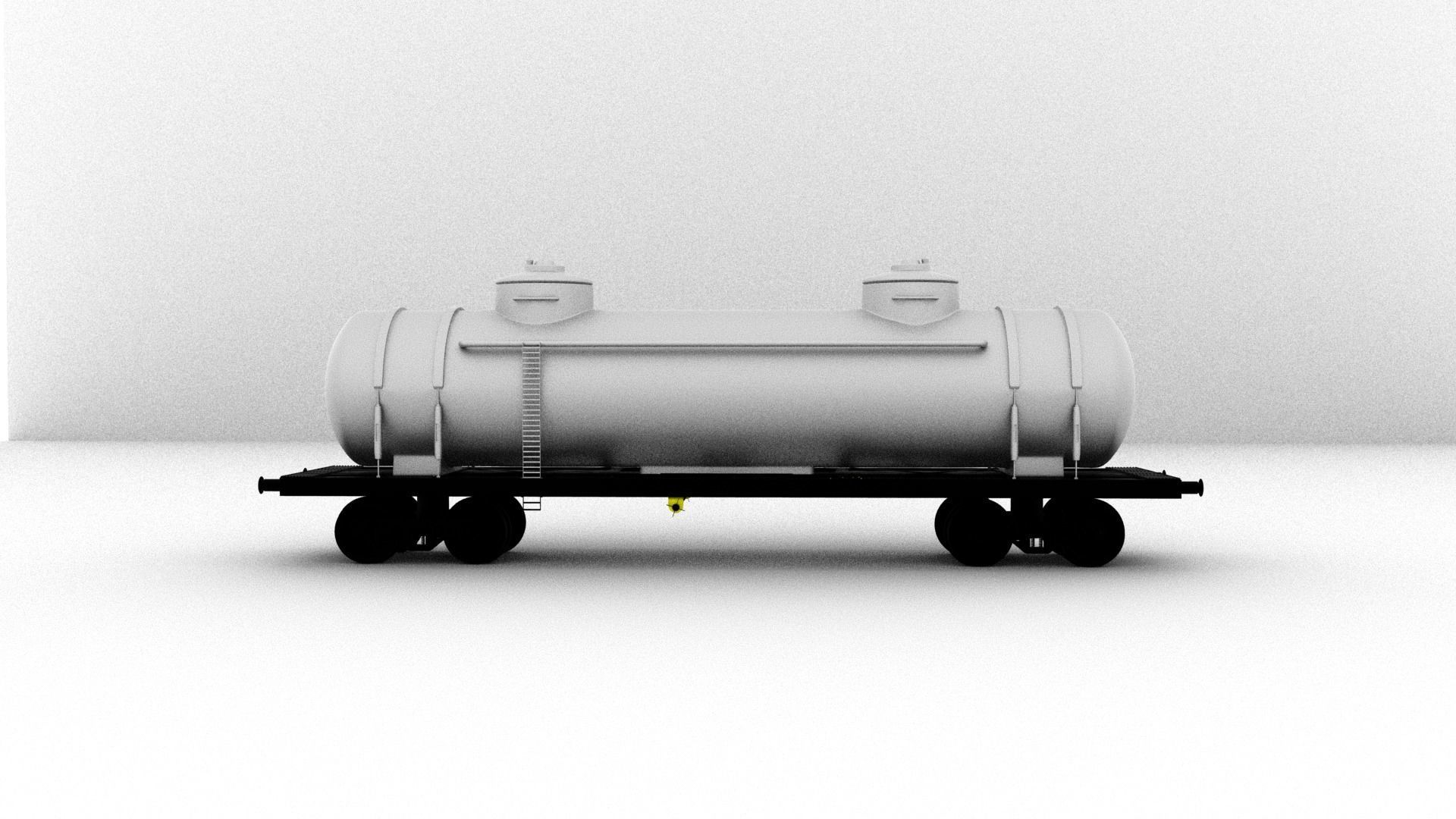 9000 Gal Bogie Tank 3D model_8