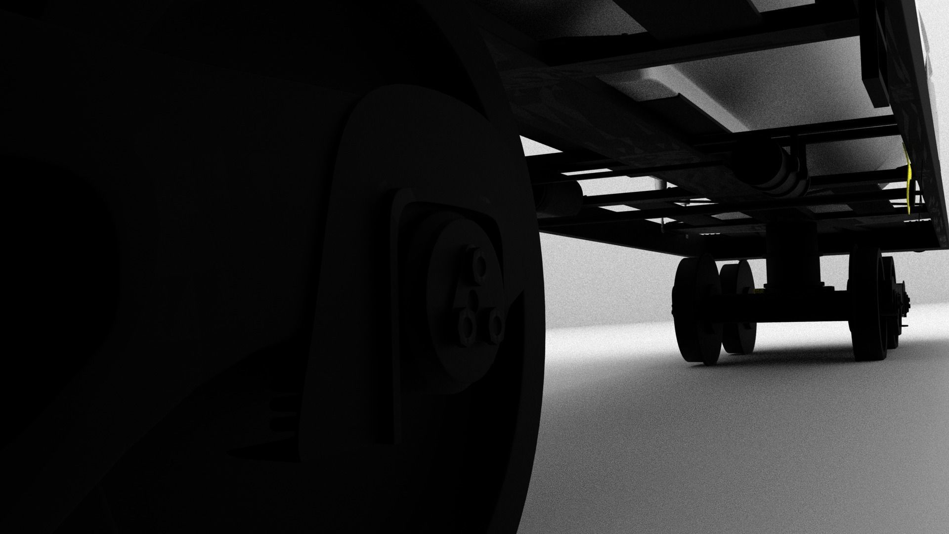 9000 Gal Bogie Tank 3D model_1