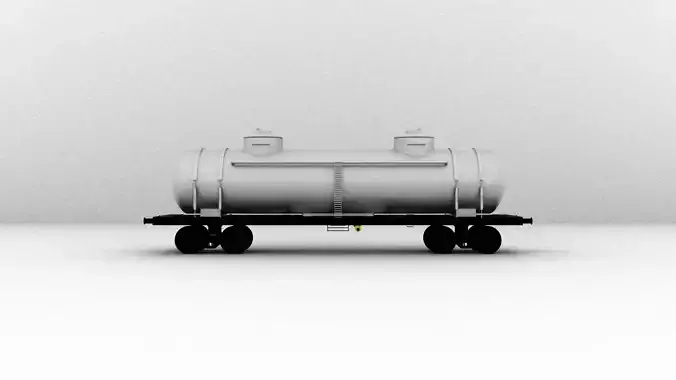 9000 Gal Bogie Tank 3D model
